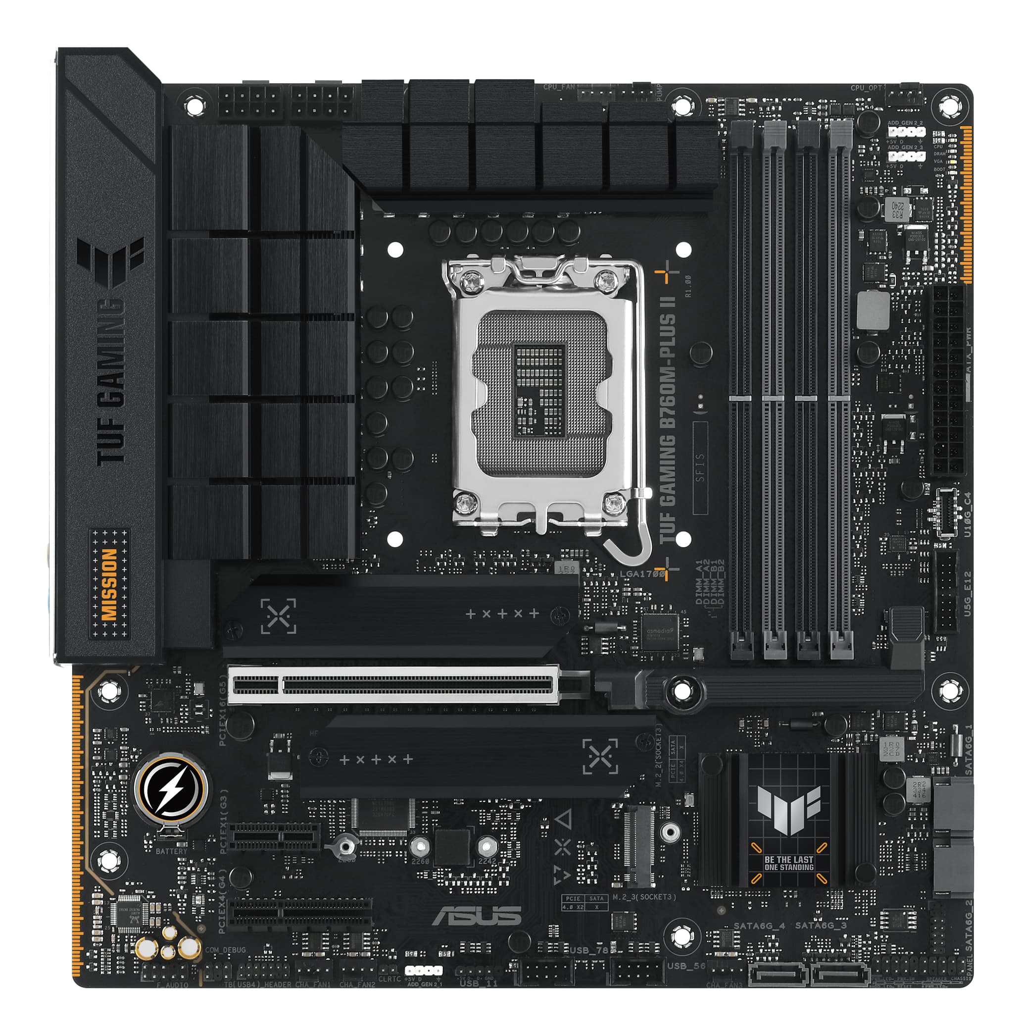 ASUS TUF GAMING B760M-PLUS II Intel B760 LGA 1700 micro ATX