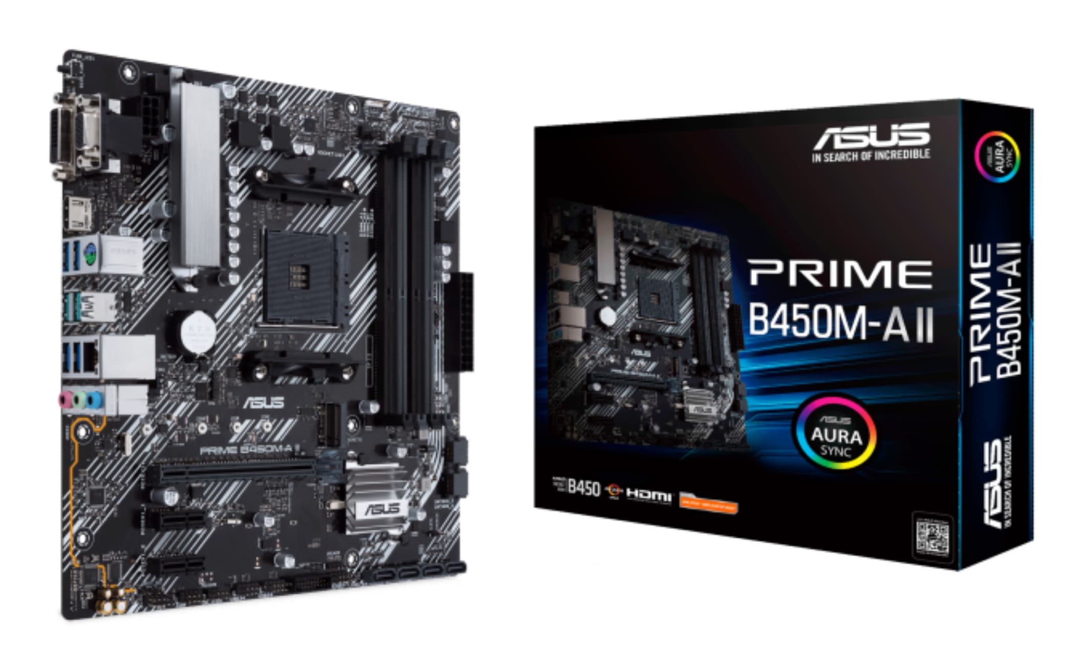 ASUS PRIME B450M-A II AMD B450 Emplacement AM4 micro ATX