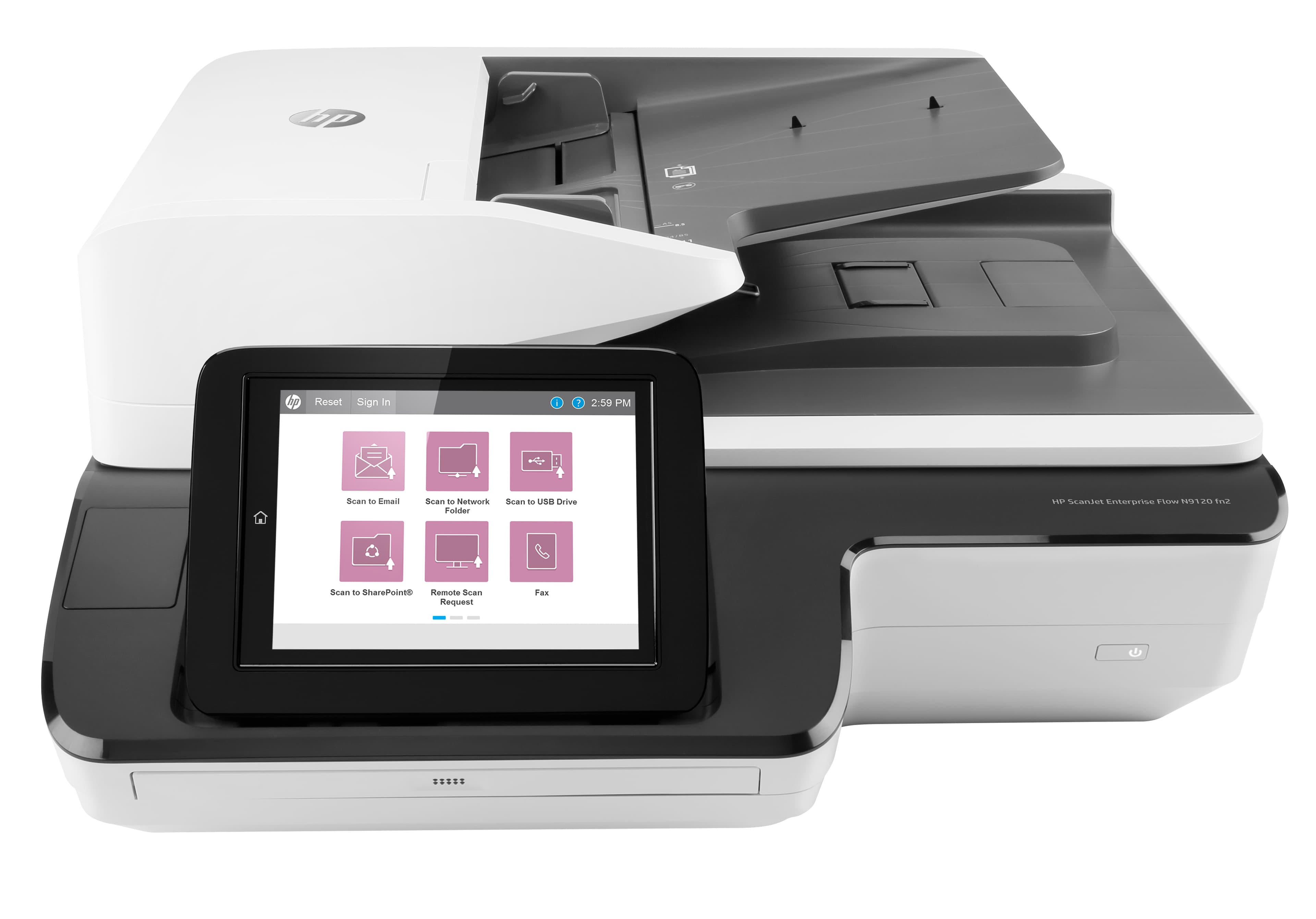 HP ScanJet Enterprise Flow N9120 fn2 Scanner à plat A3 avec chargeur automatique, jusqu’à 120ppm/240ipm, 600 x 600 DPI