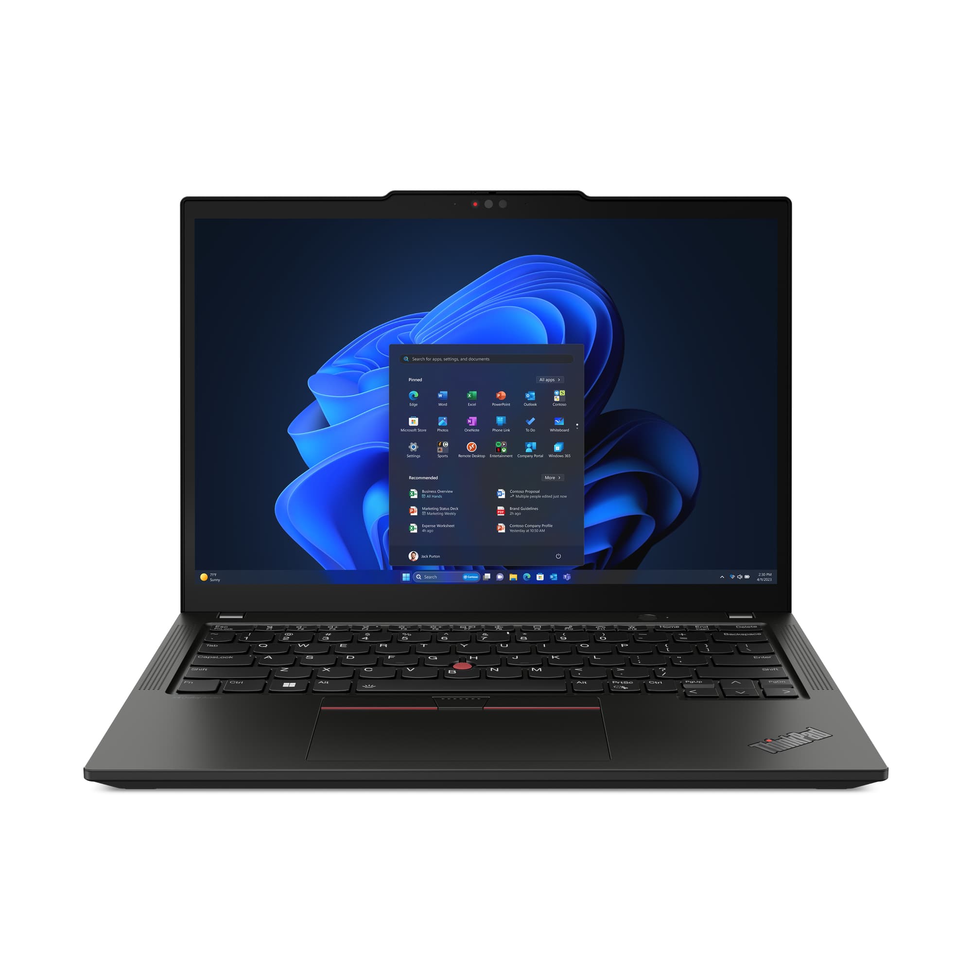Lenovo ThinkPad X13 Gen 5 Intel Core Ultra 5 125U Ordinateur portable 33,8 cm (13.3") WUXGA 16 Go LPDDR5x-SDRAM 512 Go SSD Wi-Fi 6E (802.11ax) Windows 11 Pro Français Noir