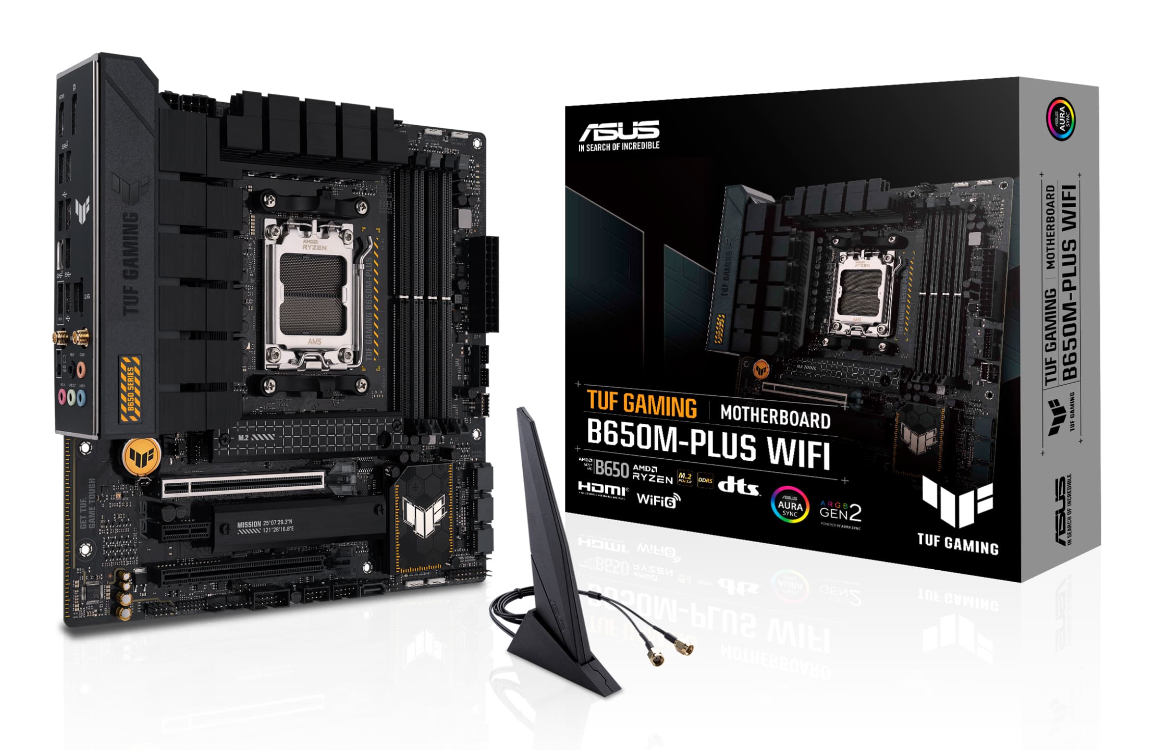 ASUS TUF GAMING B650M-PLUS WIFI AMD B650 Emplacement AM5 micro ATX