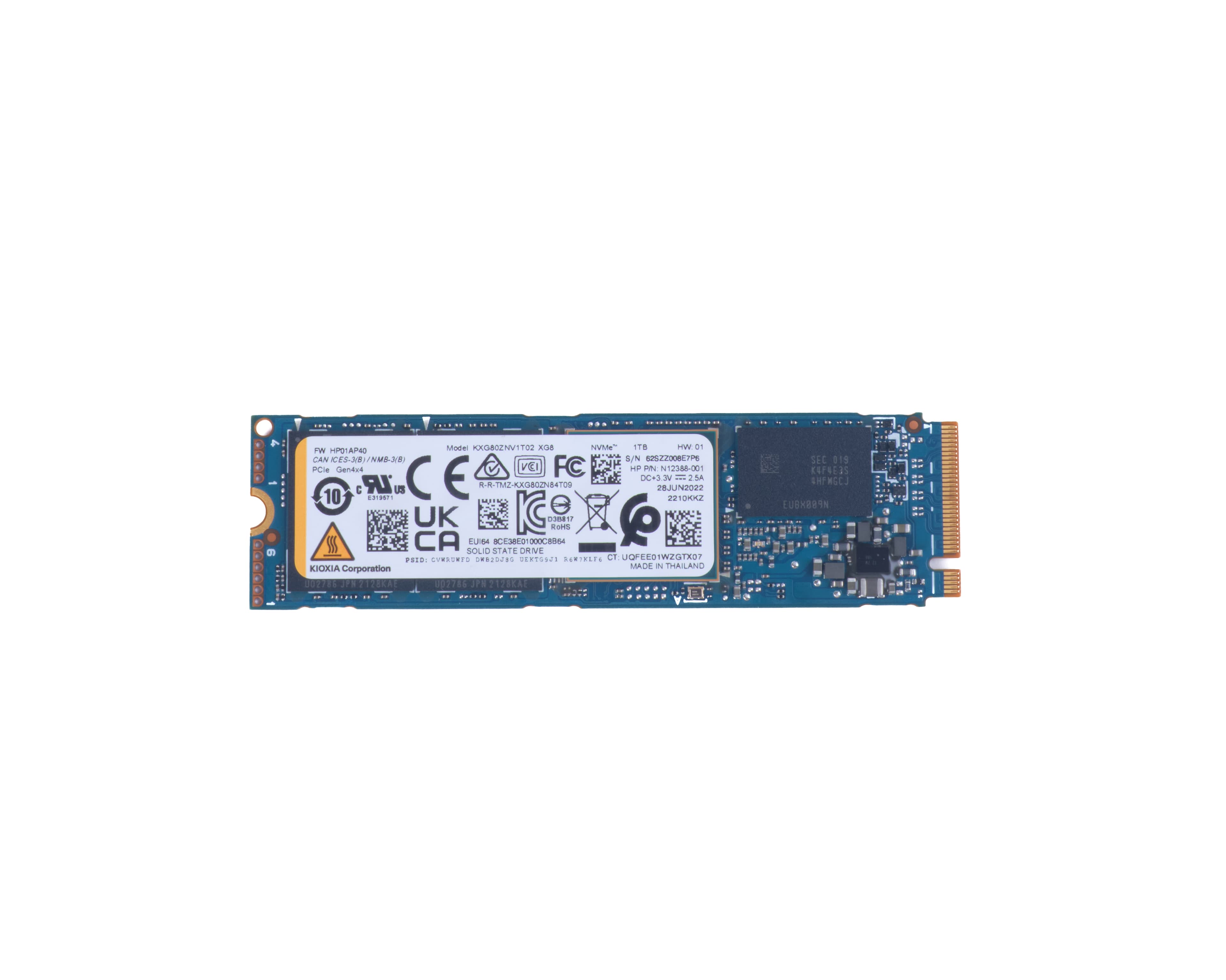 HP Disque dur électronique 1 To PCIe-4x4