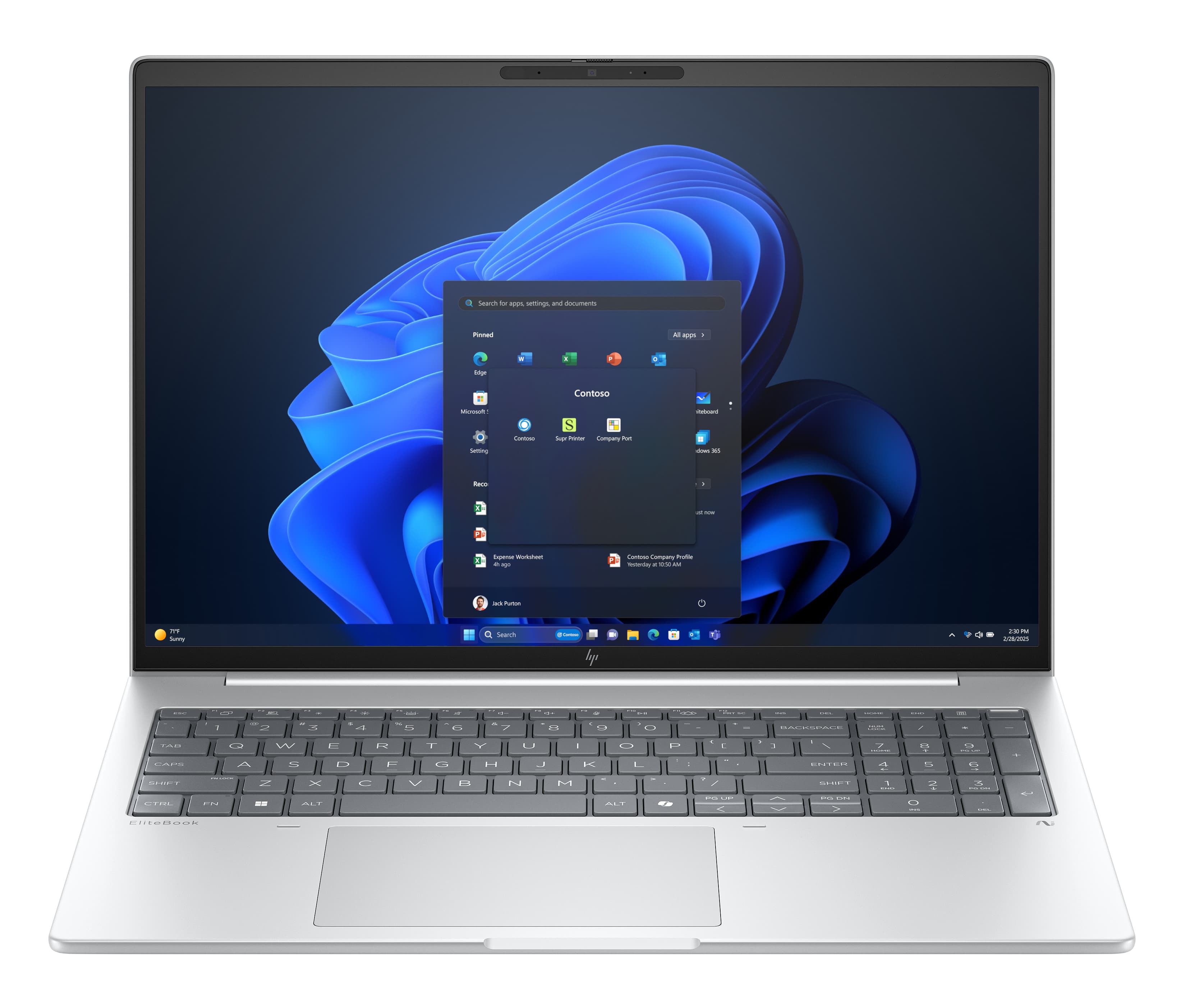 HP EliteBook 8 G1i 16 inch Notebook Next Gen AI PC Wolf Pro Security Edition Copilot+ PC Intel Core Ultra 7 258V Ordinateur portable 40,6 cm (16") WUXGA 32 Go LPDDR5x-SDRAM 1 To SSD Wi-Fi 7 (802.11be) Windows 11 Pro Argent