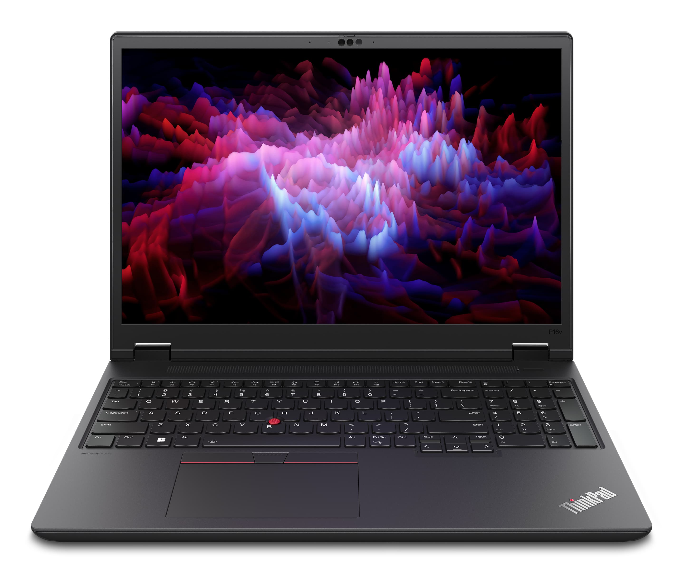 Lenovo ThinkPad P16v Gen 2 (Intel) Intel Core Ultra 9 185H Station de travail mobile 40,6 cm (16") WUXGA 32 Go DDR5-SDRAM 1 To SSD NVIDIA RTX 3000 Ada Wi-Fi 6E (802.11ax) Windows 11 Pro Français Noir