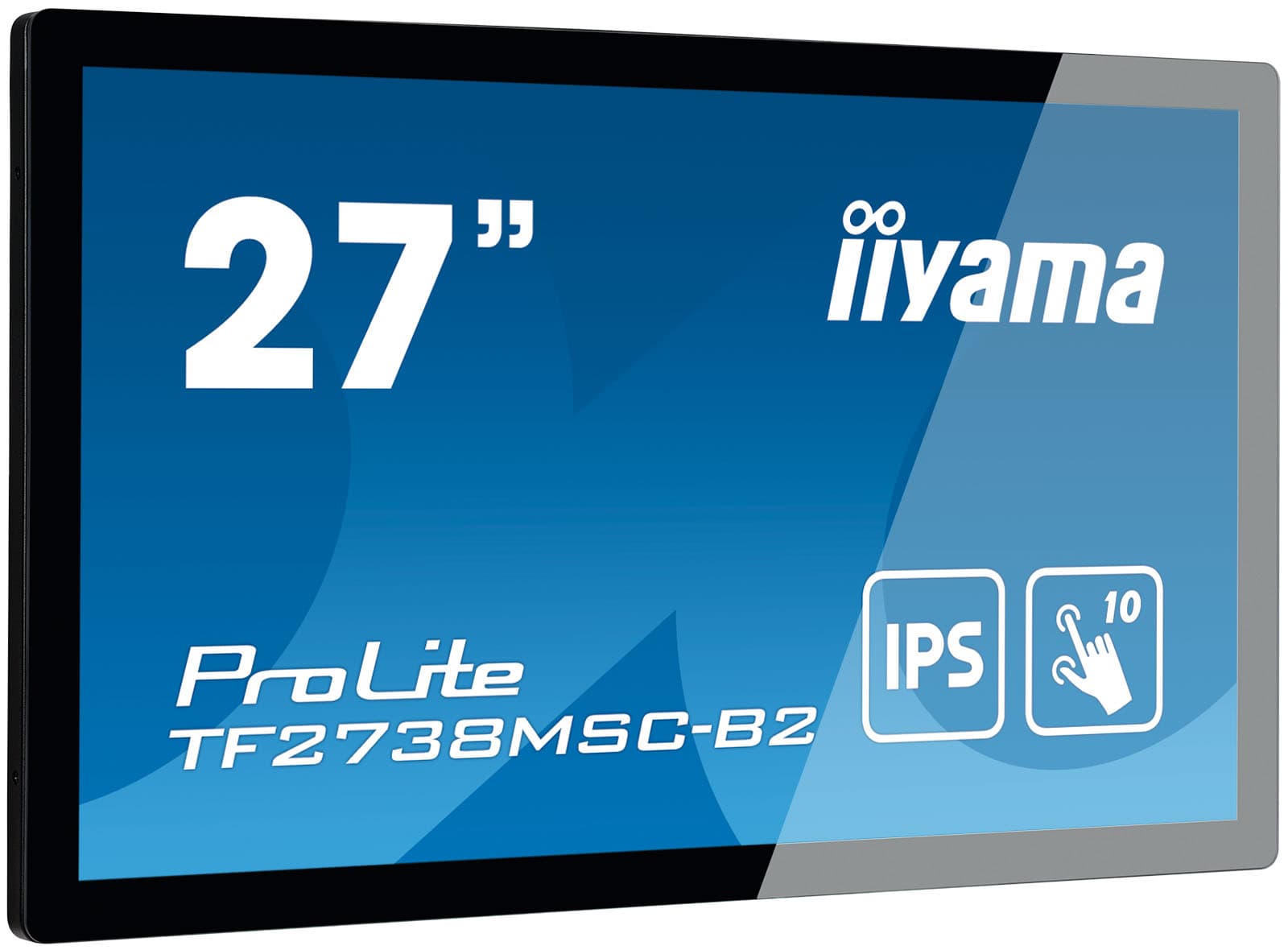 iiyama ProLite TF2738MSC-B2 écran plat de PC 68,6 cm (27") 1920 x 1080 pixels Full HD LED Écran tactile Multi-utilisateur Noir