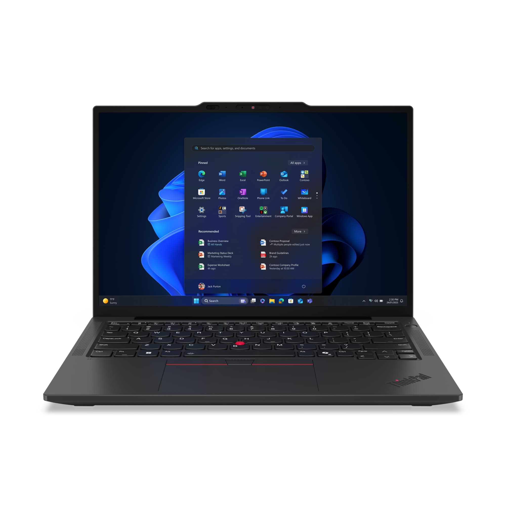 Lenovo ThinkPad X13 Gen 6 (Intel) Intel Core Ultra 7 255U Ordinateur portable 33,8 cm (13.3") WUXGA 16 Go LPDDR5x-SDRAM 512 Go SSD Wi-Fi 6E (802.11ax) Windows 11 Pro Français Noir