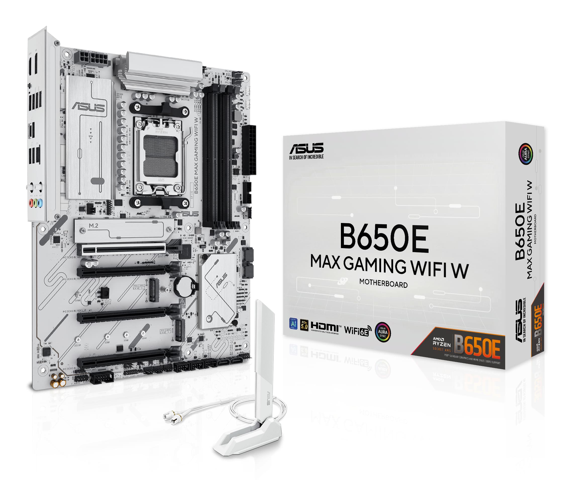 ASUS B650E MAX GAMING WIFI W AMD B650 Emplacement AM5 ATX