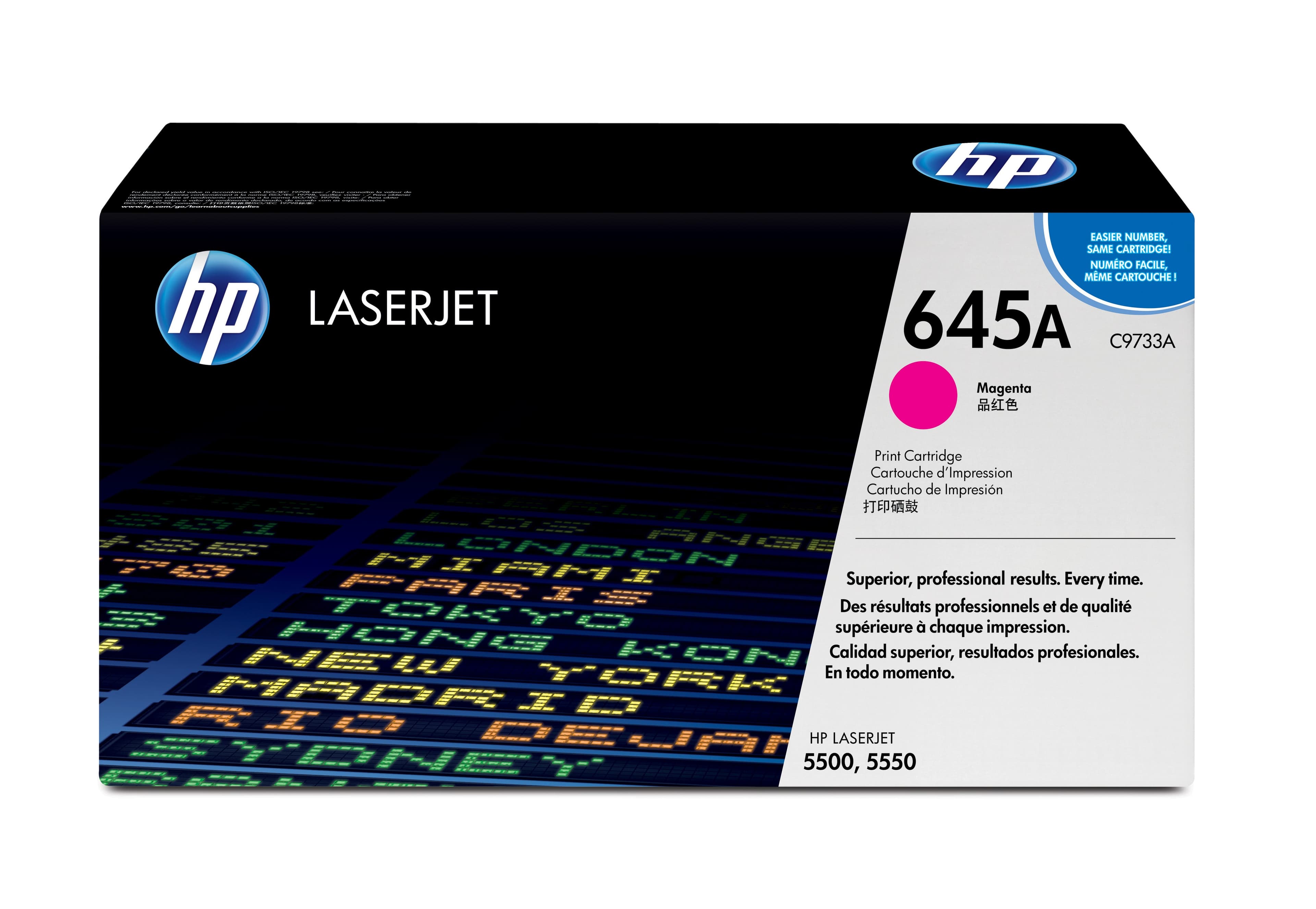 HP 645A toner LaserJet magenta authentique