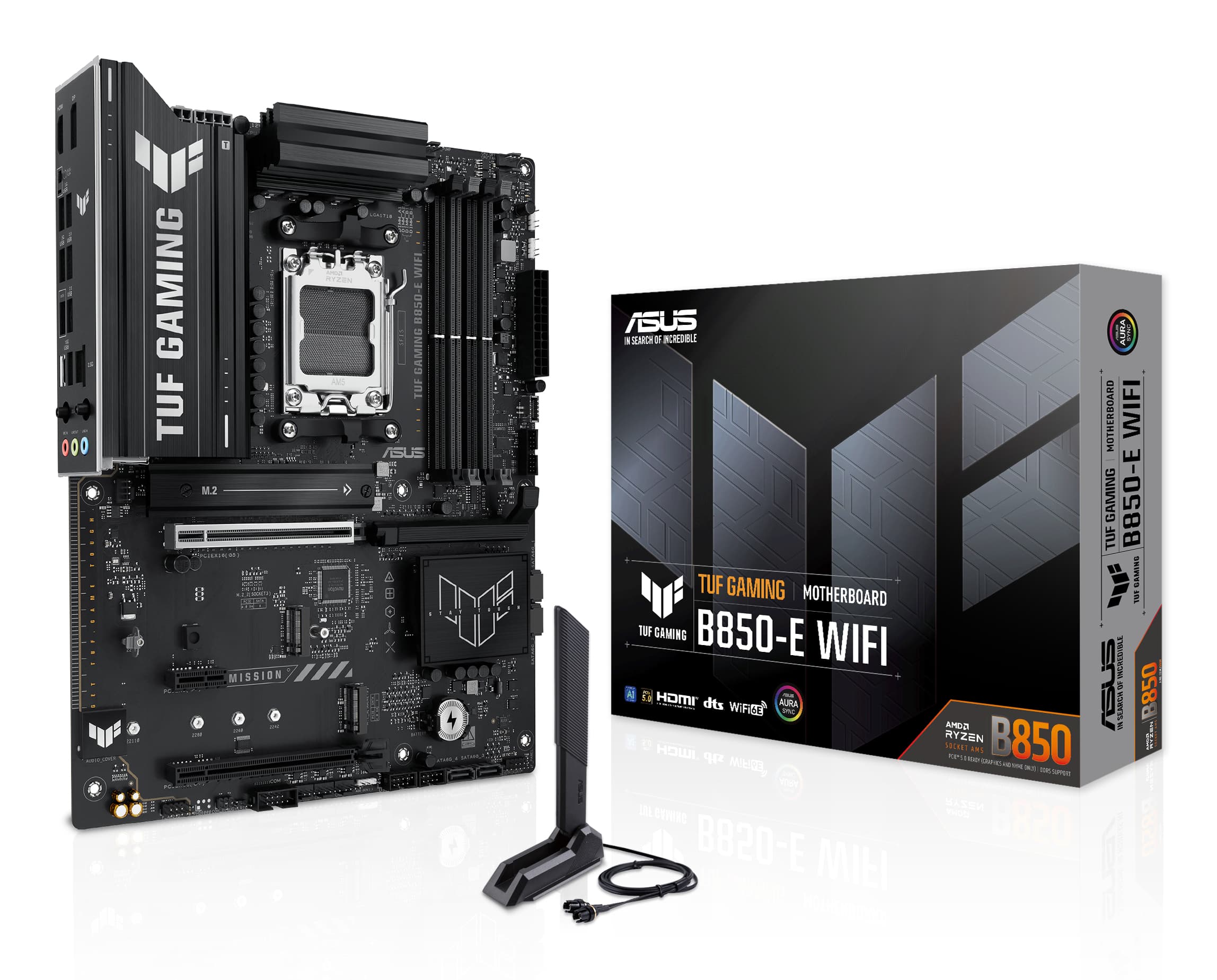ASUS TUF GAMING B850-E WIFI AMD B850 Emplacement AM5 ATX