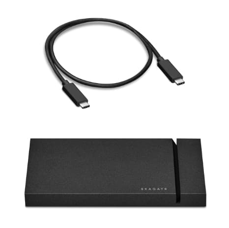 Seagate FireCuda Technologie Thunderbolt 500 Go USB Type-C 3.2 Gen 2 (3.1 Gen 2) Noir
