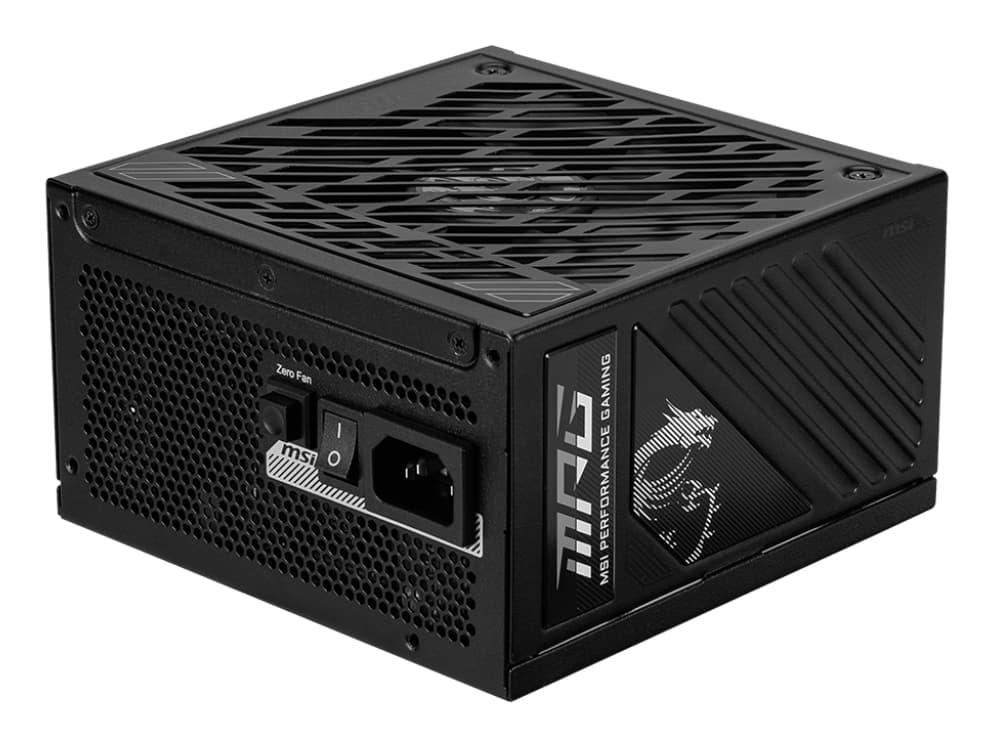 MSI MPG A850GS PCIE5 unité d'alimentation d'énergie 850 W 24-pin ATX ATX Noir
