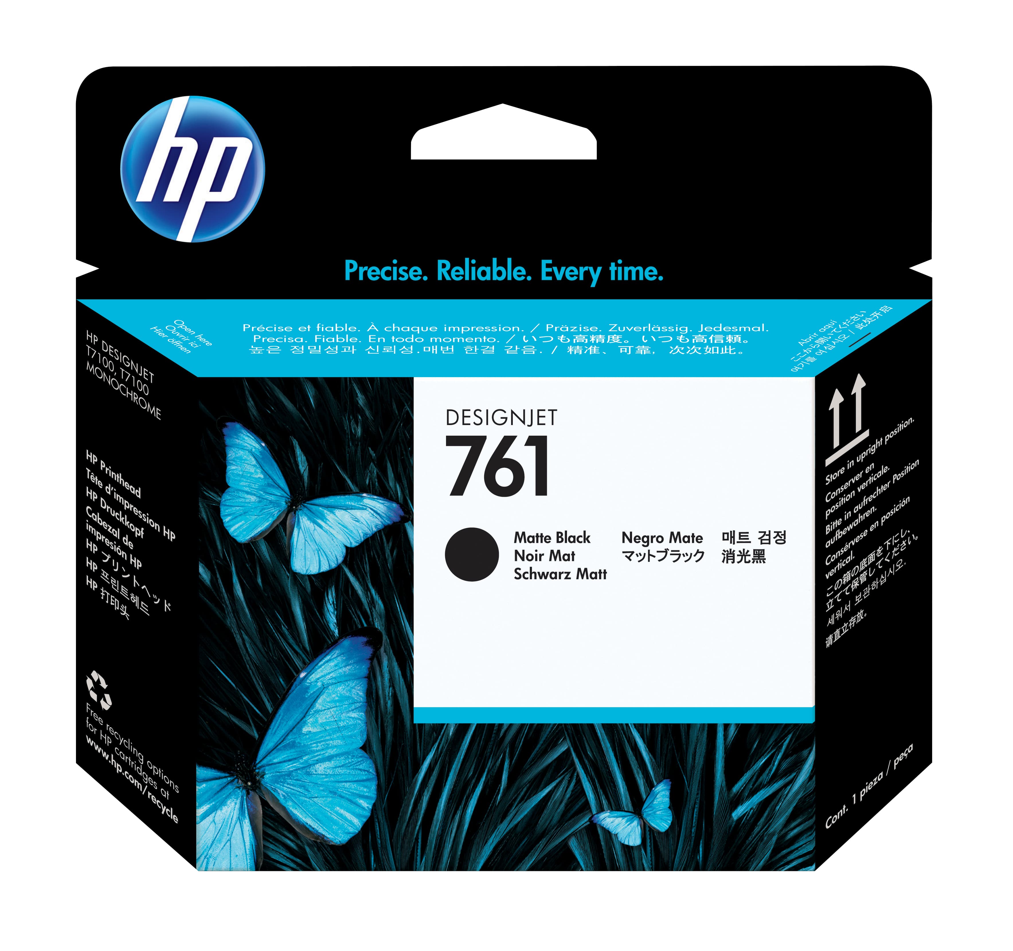 HP 761 tête d'impression Designjet noir mat