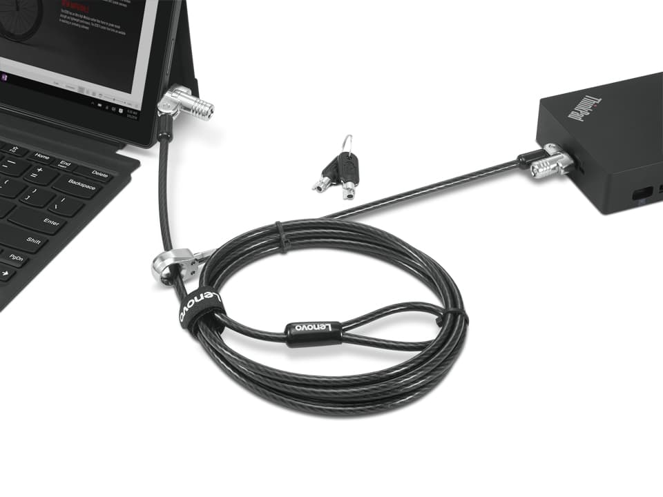 Lenovo 4XE1B81918 câble antivol Noir 1,8 m