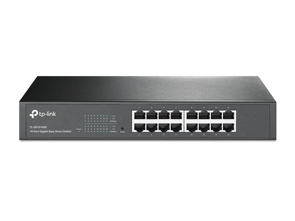 TP-Link TL-SG1016DE commutateur réseau Géré L2 Gigabit Ethernet (10/100/1000) Noir
