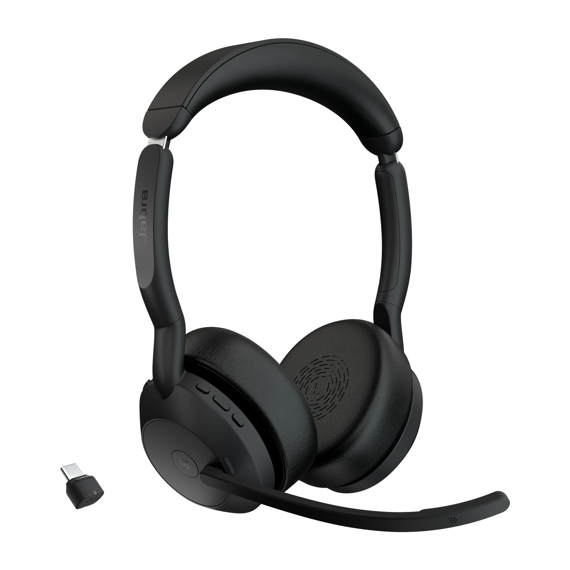 Jabra Evolve2 55 Casque Sans fil Arceau Bureau/Centre d'appels Bluetooth Noir