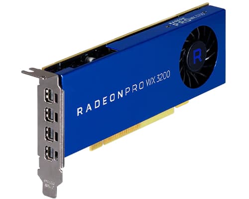 Lenovo 4X60Y77923 carte graphique AMD Radeon Pro WX 3200 4 Go GDDR5
