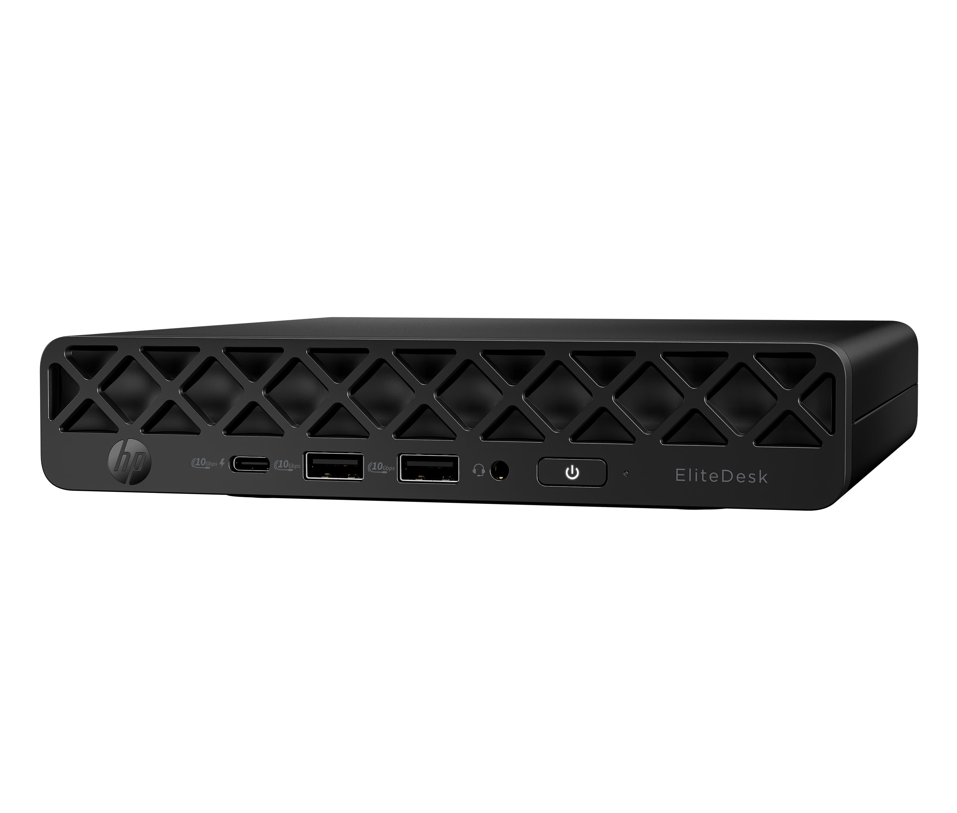 HP EliteDesk 8 Mini G1a Wolf Pro Security Edition AMD Ryzen™ 5 PRO 220 8 Go DDR5-SDRAM 256 Go SSD Windows 11 Pro Mini PC Noir