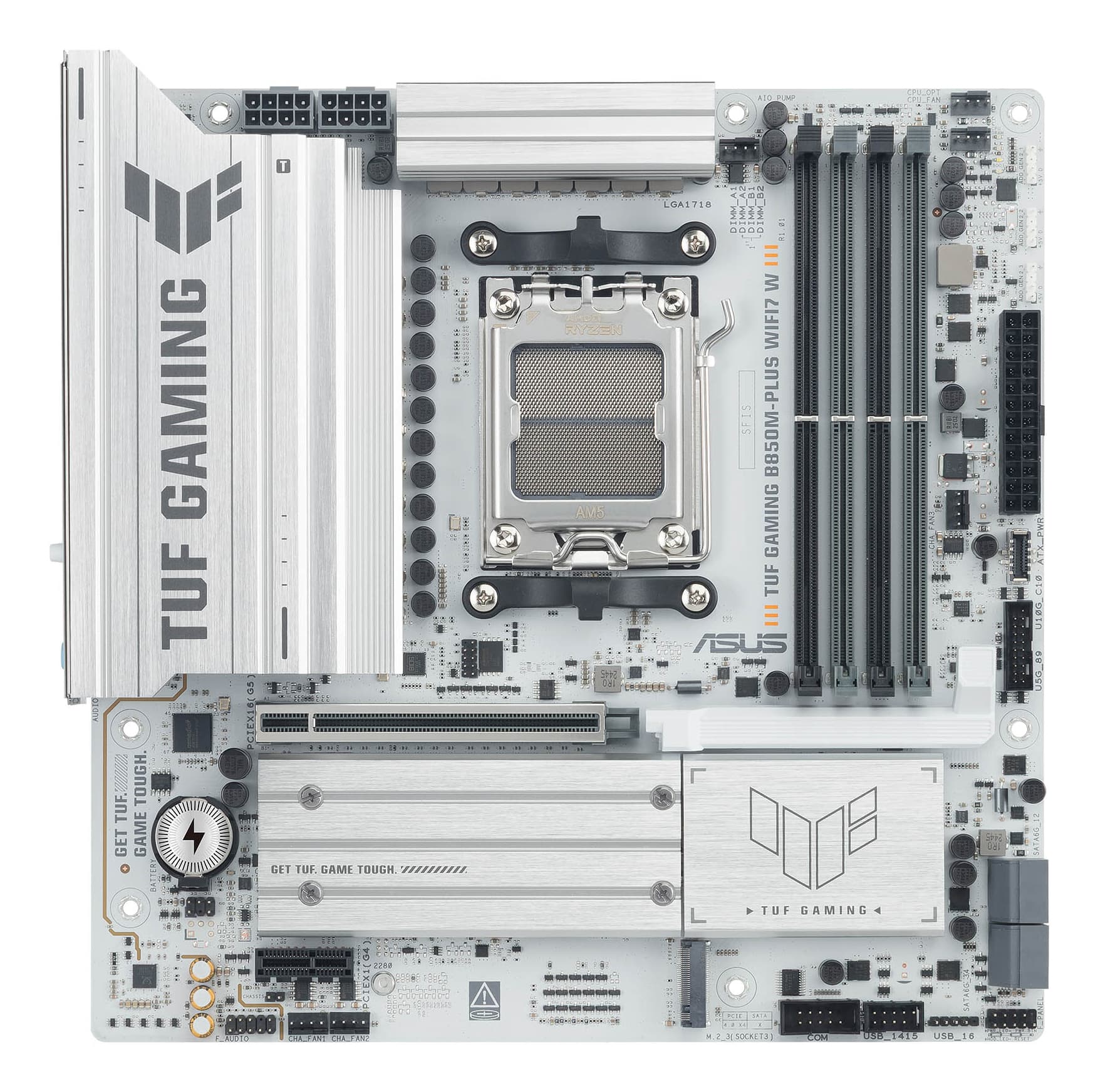 ASUS TUF GAMING B850M-PLUS WIFI7 W AMD B850 Emplacement AM5 micro ATX