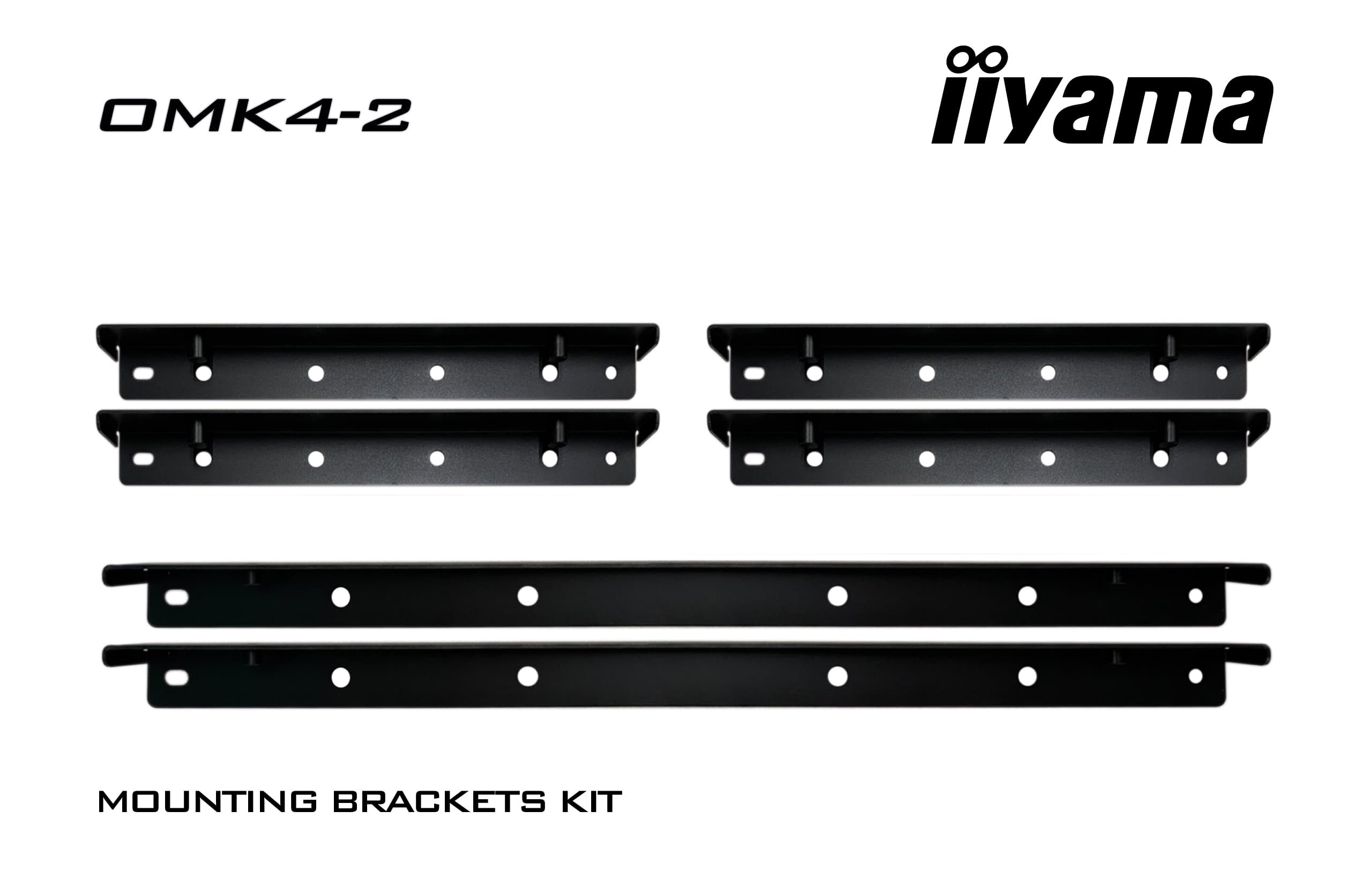 iiyama OMK4-2 kit de support Noir