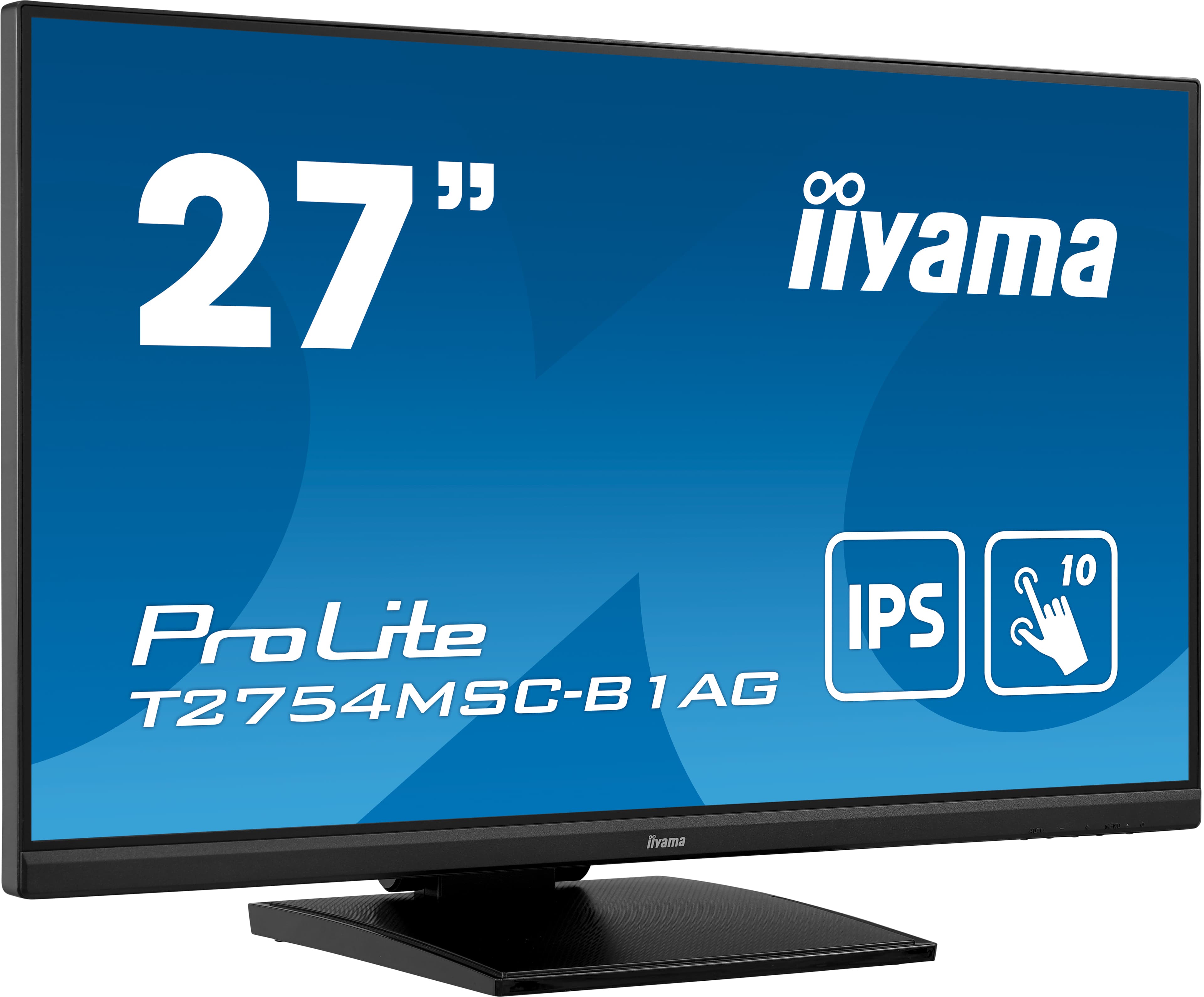 iiyama ProLite T2754MSC-B1AG écran plat de PC 68,6 cm (27") 1920 x 1080 pixels Full HD LED Écran tactile Multi-utilisateur Noir