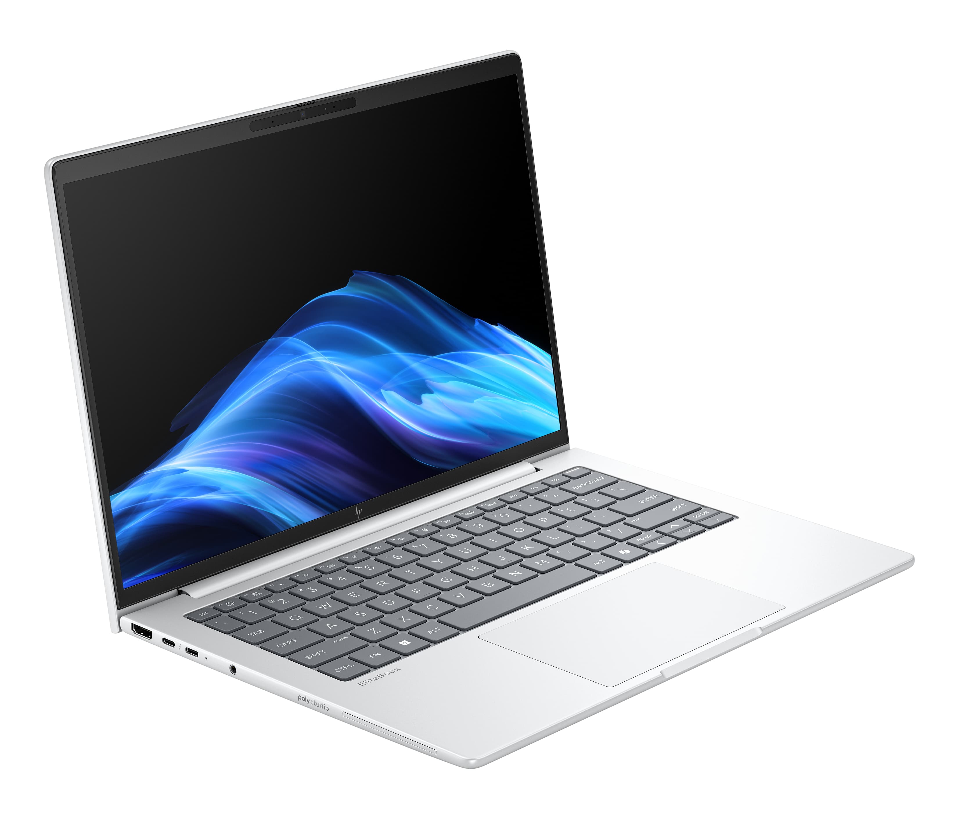 HP EliteBook 8 G1a Wolf Pro Security Edition AMD Ryzen™ 5 230 Ordinateur portable 35,6 cm (14") WUXGA 16 Go DDR5-SDRAM 256 Go SSD Wi-Fi 7 (802.11be) Windows 11 Pro AI PC Argent