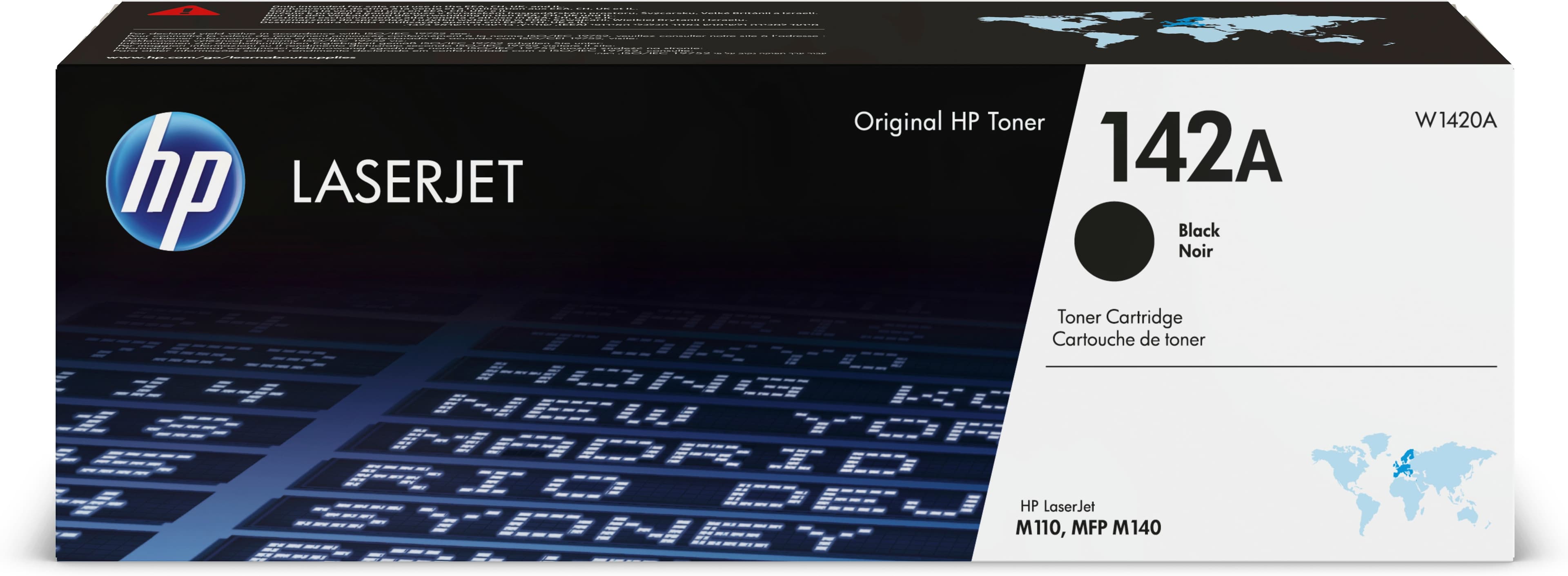 HP Cartouche de toner noir LaserJet authentique 142A