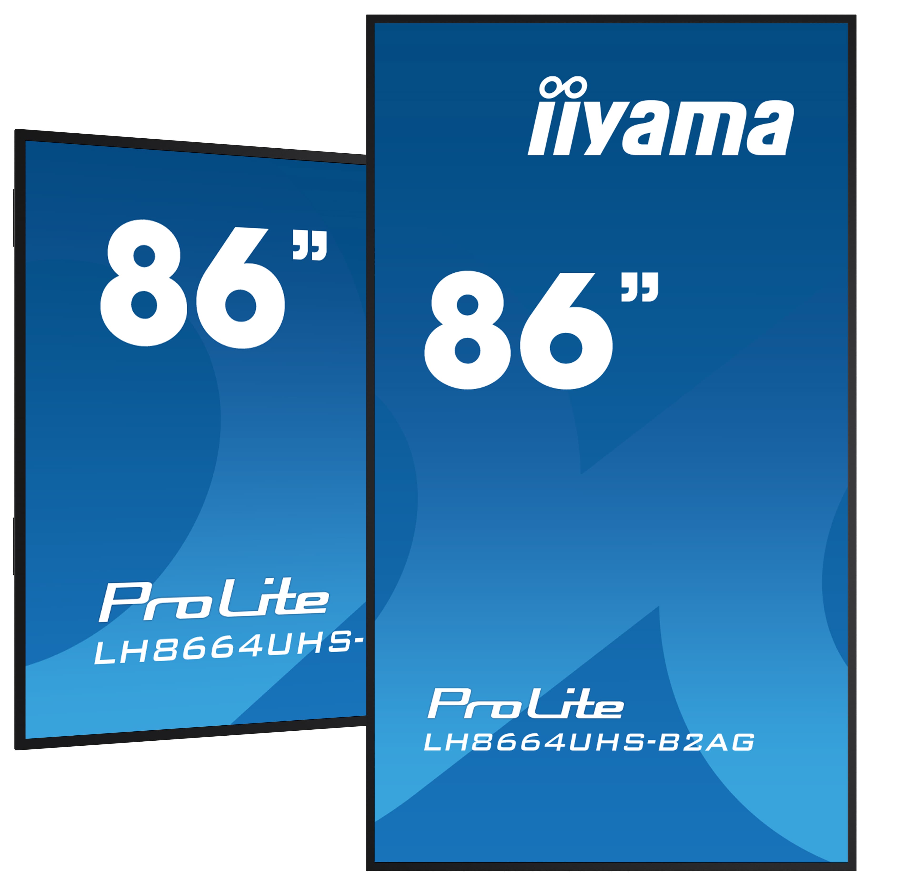 iiyama LH8664UHS-B2AG Écran d'affichage dynamique Écran plat de signalisation numérique 2,17 m (85.6") Wifi 500 cd/m² 4K Ultra HD Noir Intégré dans le processeur Android 11 24/7