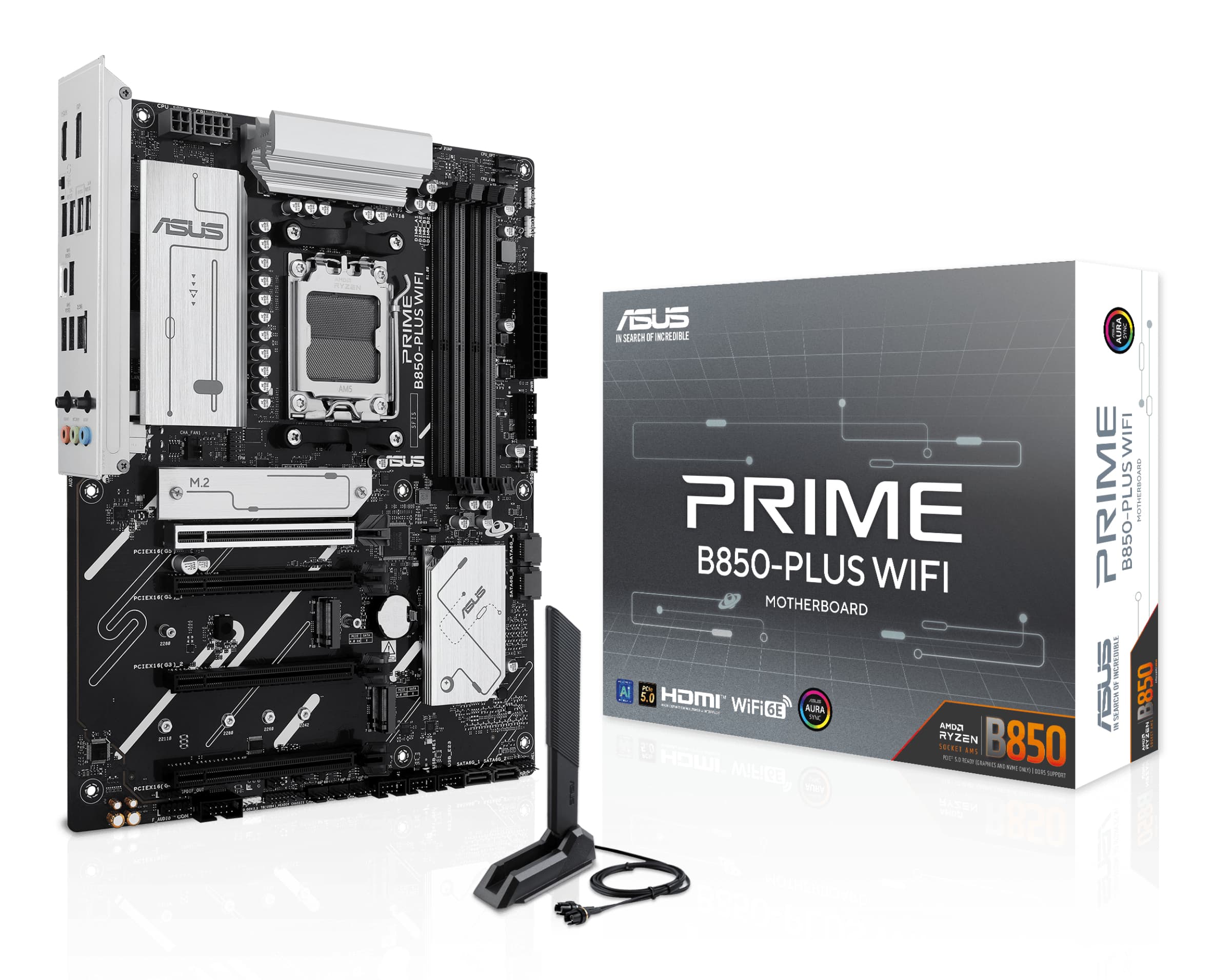 ASUS PRIME B850-PLUS WIFI AMD B850 Emplacement AM5 ATX