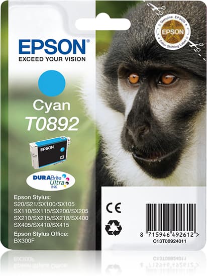 Epson Monkey Cartouche "Singe" - Encre DURABrite Ultra C