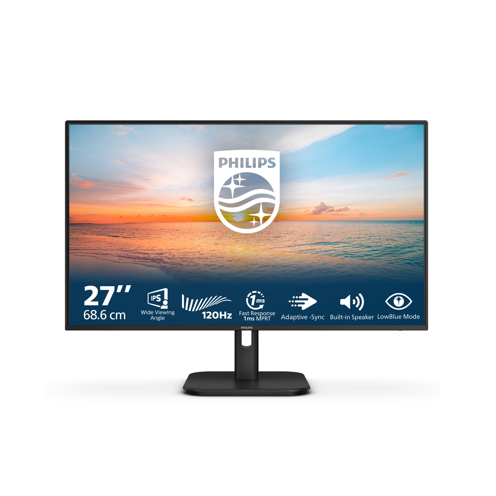 Philips 27E1N1200A/00 écran plat de PC 68,6 cm (27") 1920 x 1080 pixels Full HD LCD Noir