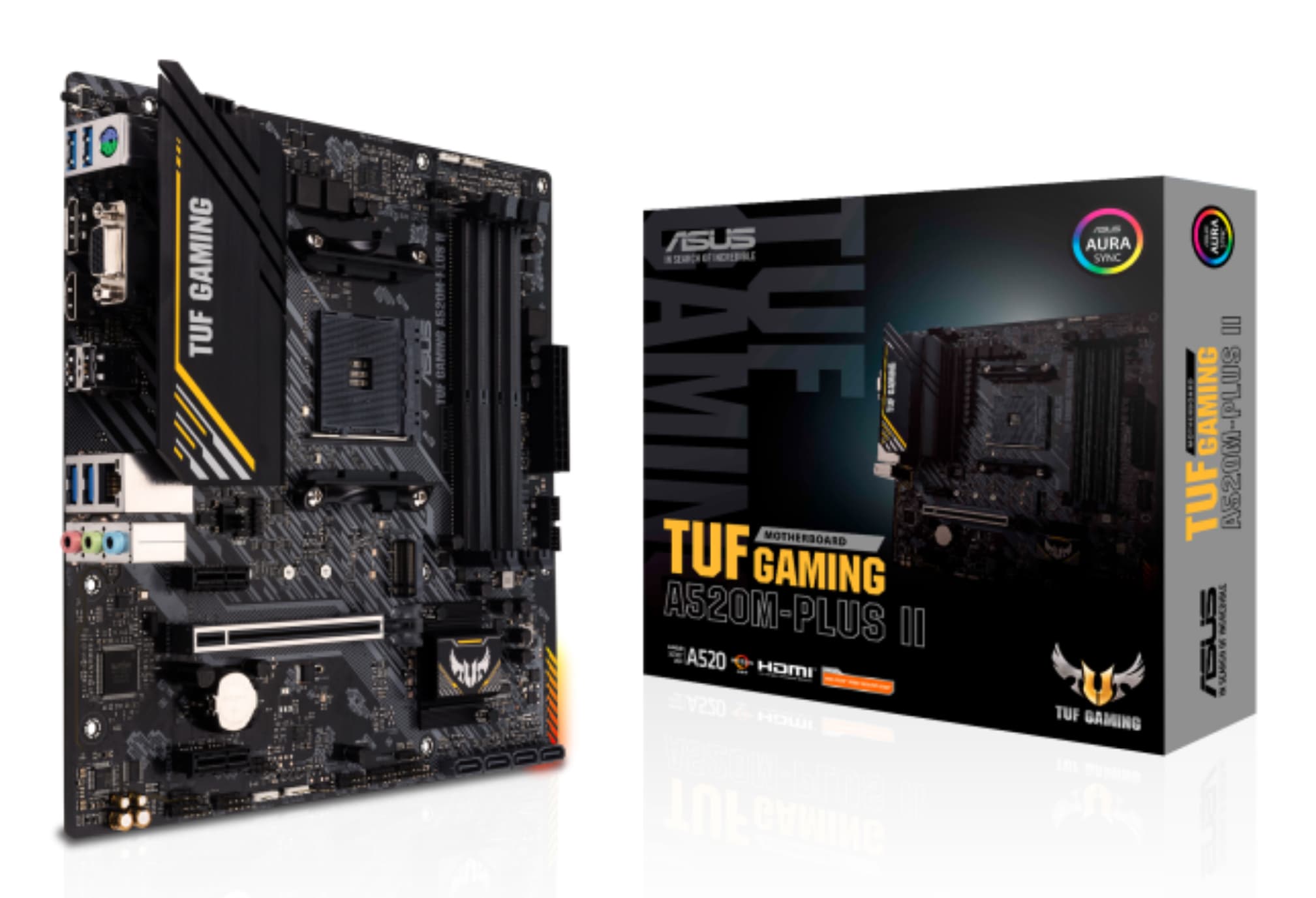 ASUS TUF GAMING A520M-PLUS II AMD A520 Emplacement AM4 micro ATX