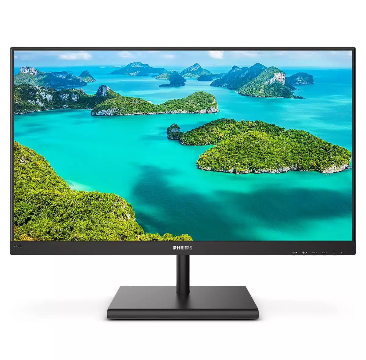 Philips E Line 245E1S/00 écran plat de PC 60,5 cm (23.8") 2560 x 1440 pixels 2K Ultra HD LCD Noir