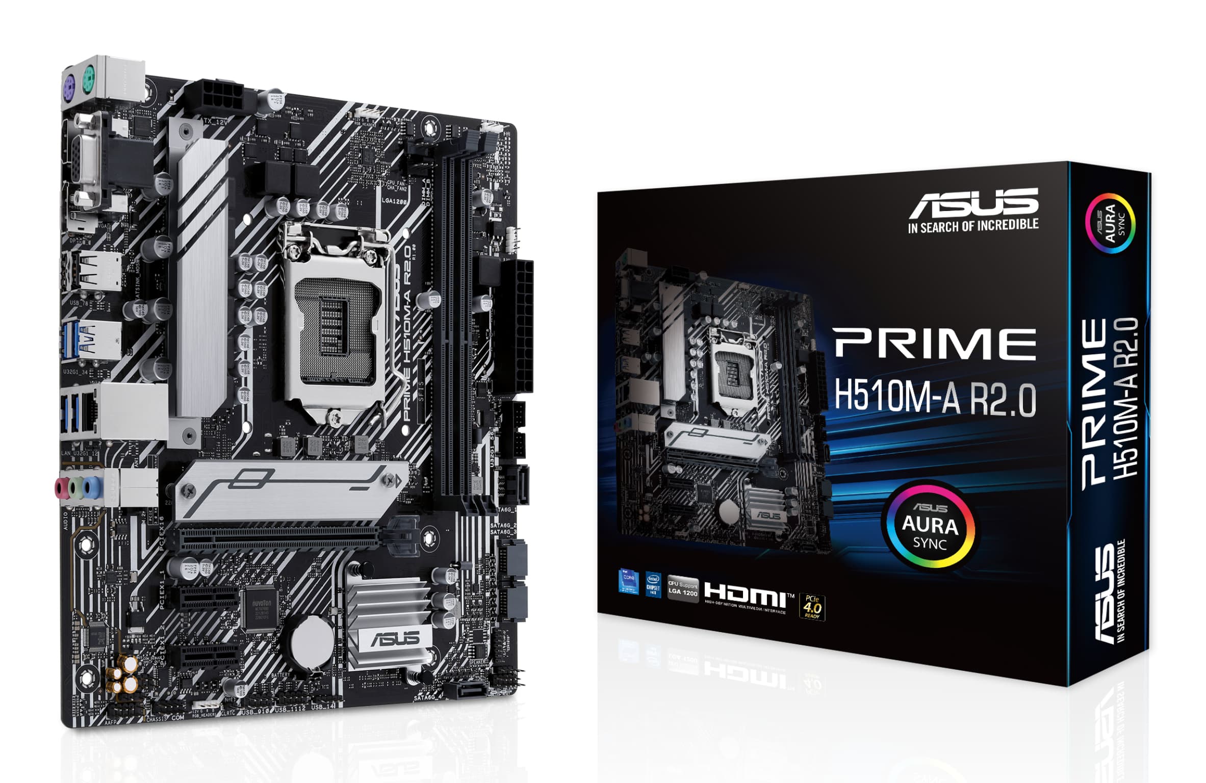 ASUS PRIME H510M-A R2.0 Intel H510 LGA 1200 (Socket H5) micro ATX