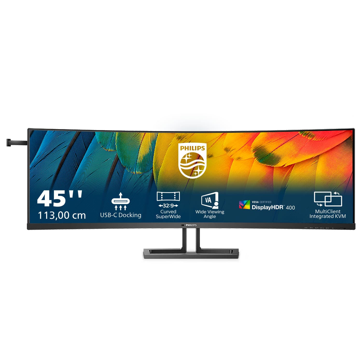 Philips 6000 series 45B1U6900C/00 écran plat de PC 113 cm (44.5") 5120 x 1440 pixels UltraWide Dual Quad HD LED Noir