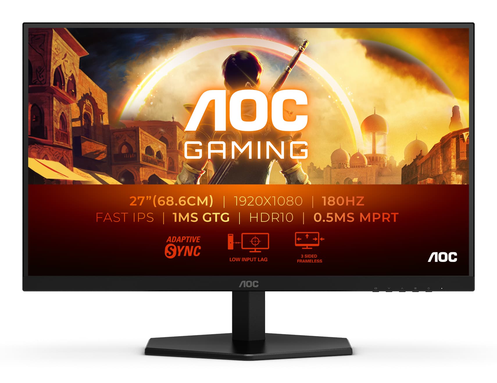 AOC G4 27G42E écran plat de PC 68,6 cm (27") 1920 x 1080 pixels Full HD LCD Noir