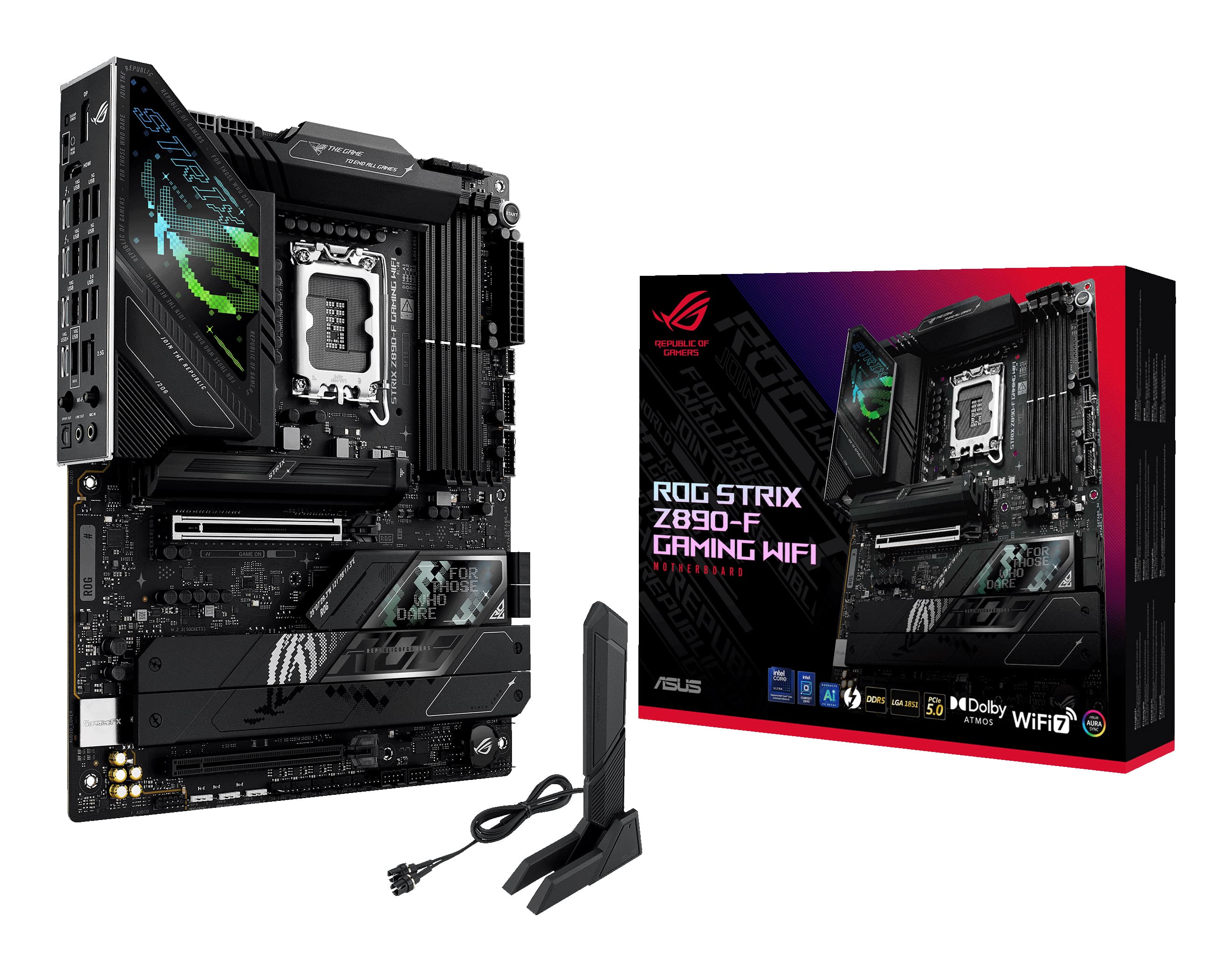 ASUS ROG STRIX Z890-F GAMING WIFI Intel Z890 LGA 1851 (Socket V1) ATX