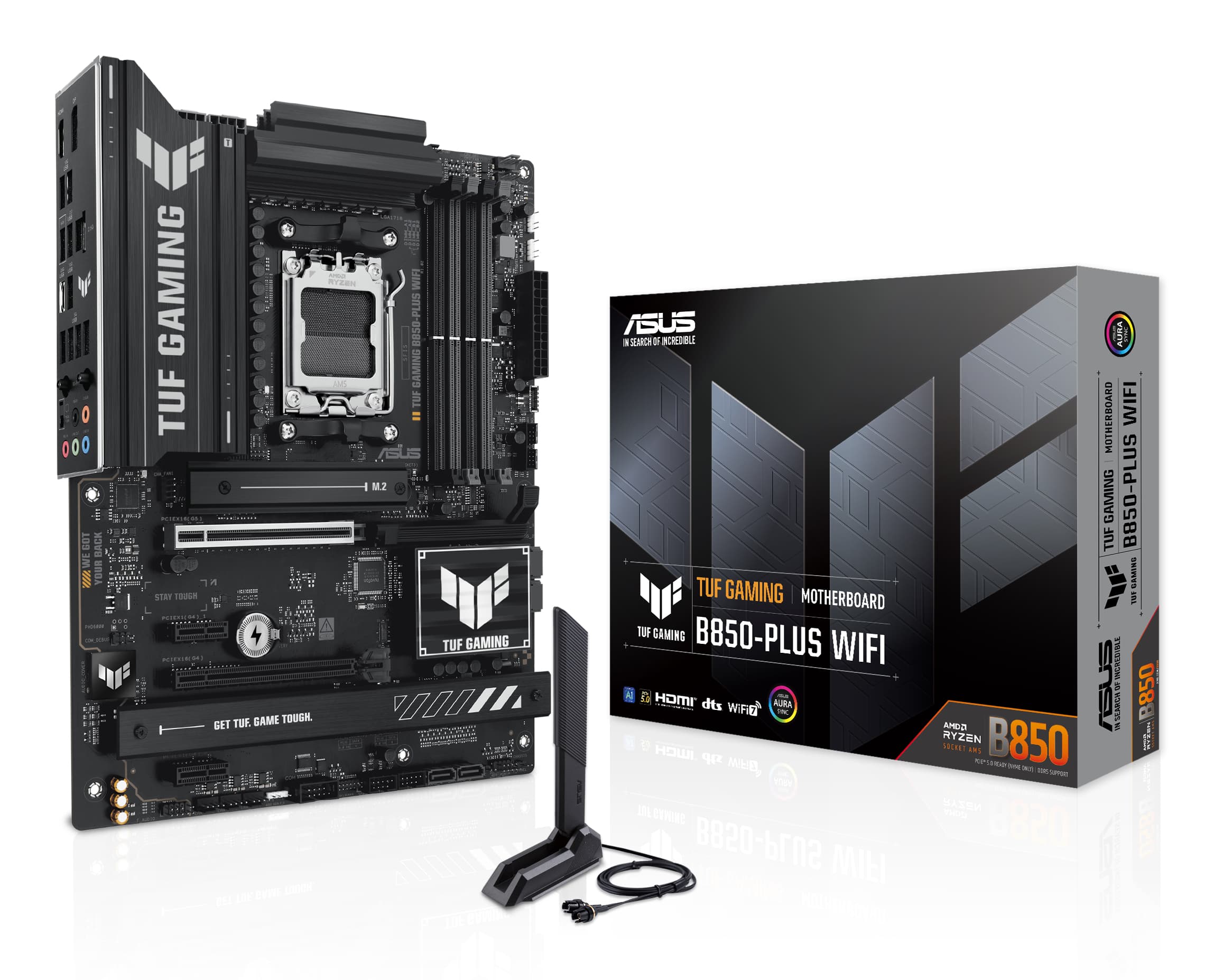 ASUS TUF GAMING B850-PLUS WIFI AMD B850 Emplacement AM5 ATX