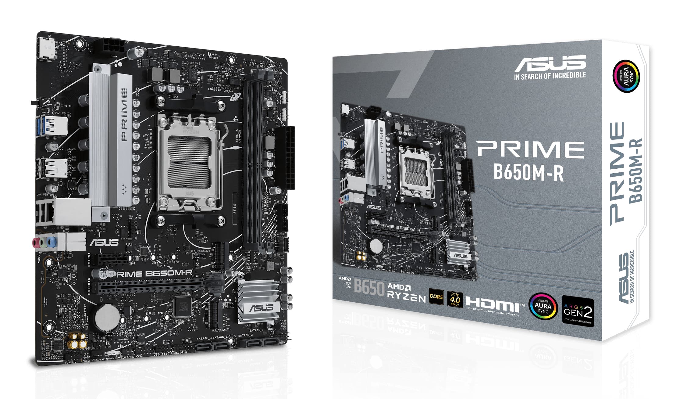 ASUS PRIME B650M-R AMD B650 Emplacement AM5 micro ATX