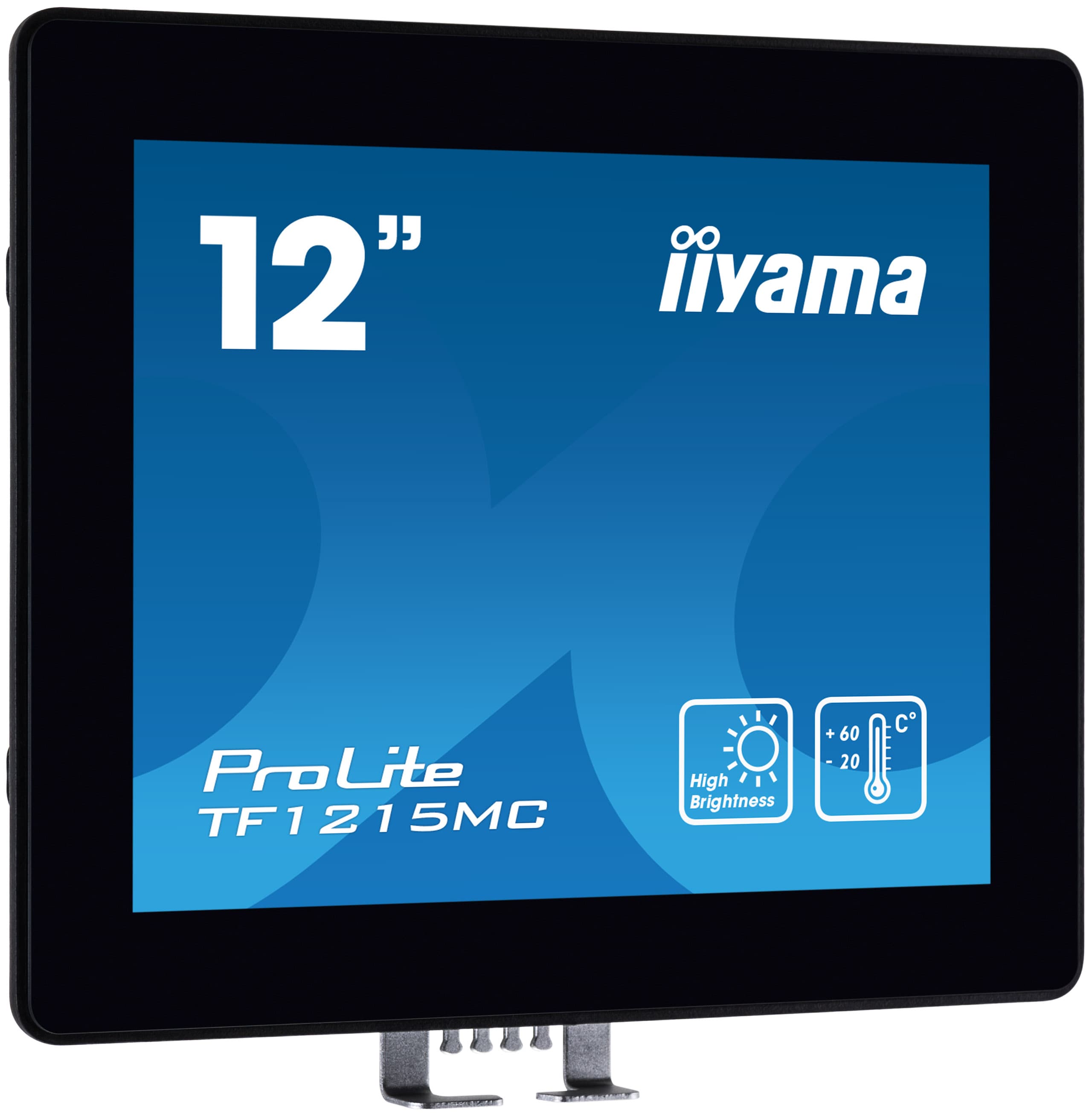 iiyama TF1215MC-B1 écran plat de PC 30,7 cm (12.1") 1024 x 768 pixels LCD Écran tactile Noir