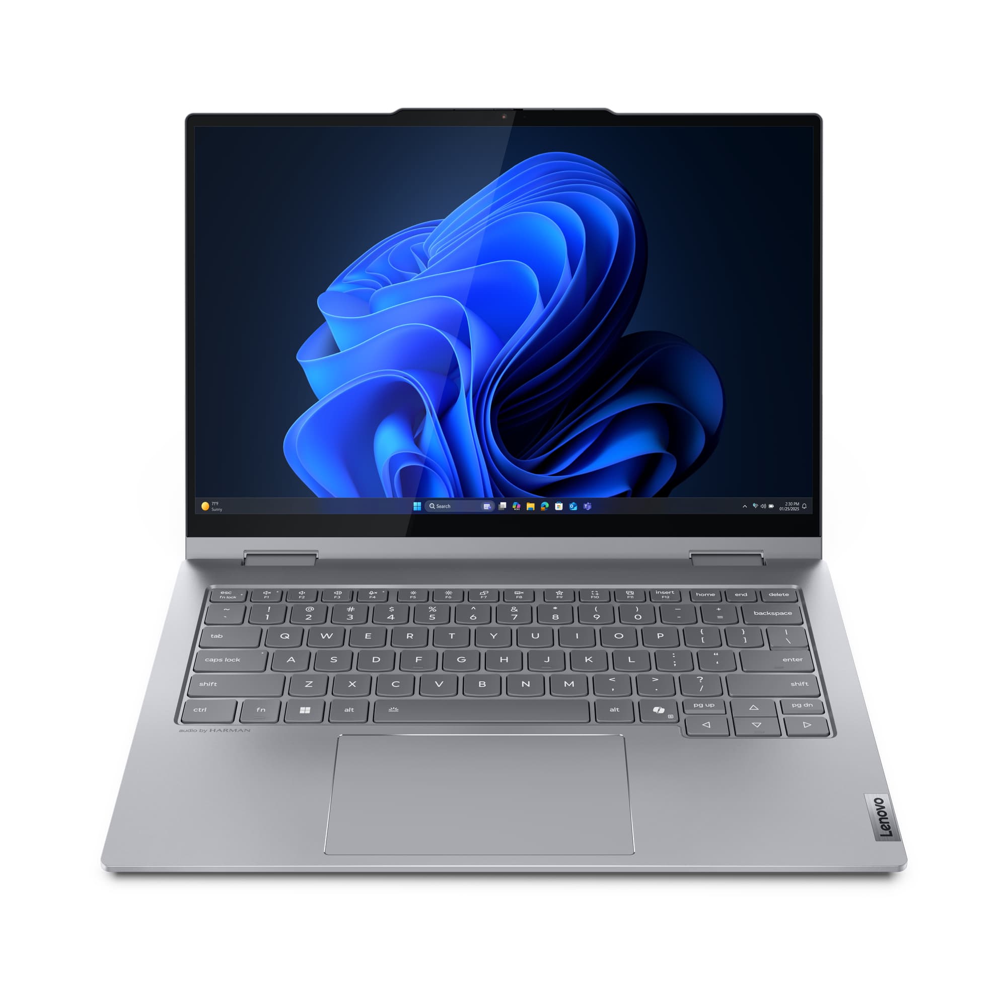 Lenovo ThinkBook 14 2-in-1 G5 IAU Intel Core Ultra 5 225U Hybride (2-en-1) 35,6 cm (14") Écran tactile WUXGA 16 Go DDR5-SDRAM 512 Go SSD Wi-Fi 6E (802.11ax) Windows 11 Pro Français Gris