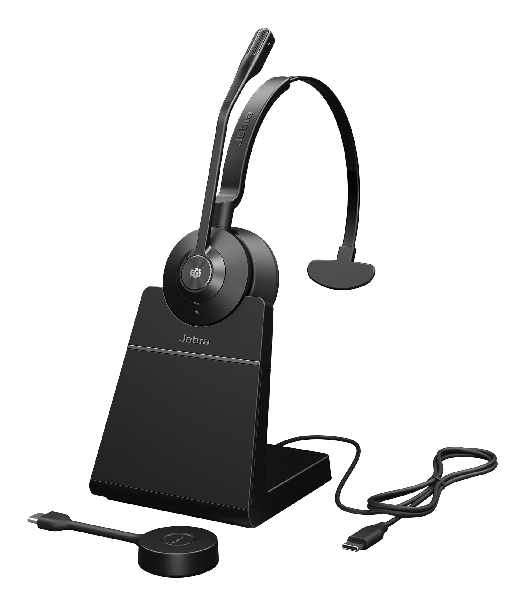 Jabra Engage 55 SE Casque Sans fil Arceau Bureau/Centre d'appels Noir