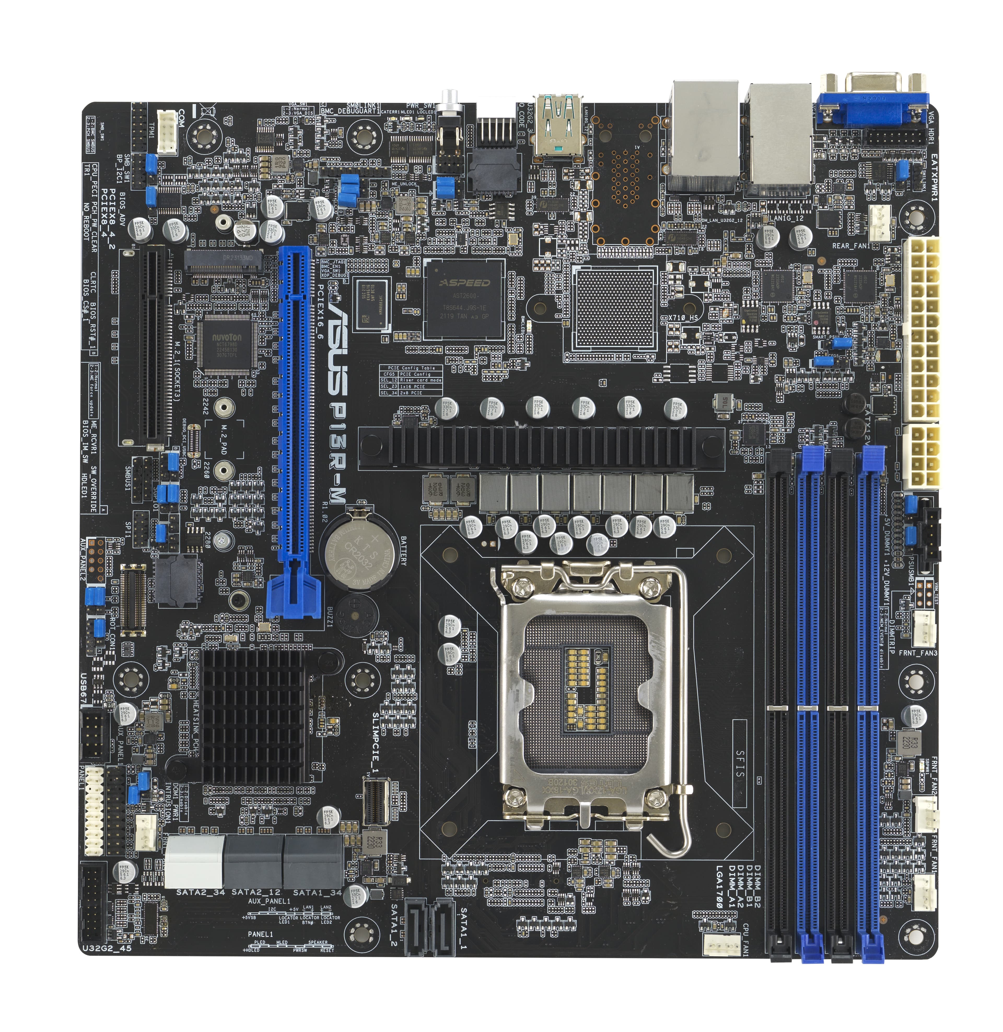 ASUS P13R-M Intel C262 LGA 1700 micro ATX