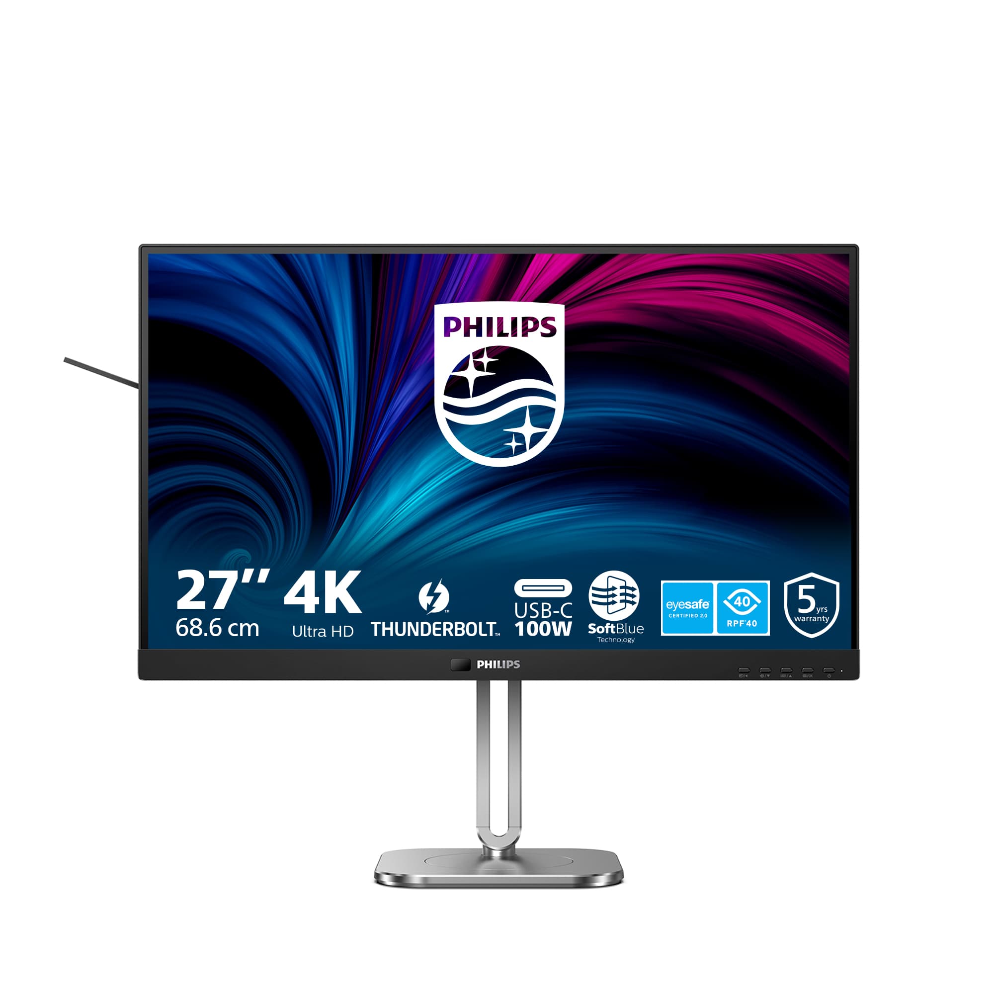 Philips 6000 series 27B2U6903/00 écran plat de PC 68,6 cm (27") 3840 x 2160 pixels 4K Ultra HD LED Anthracite