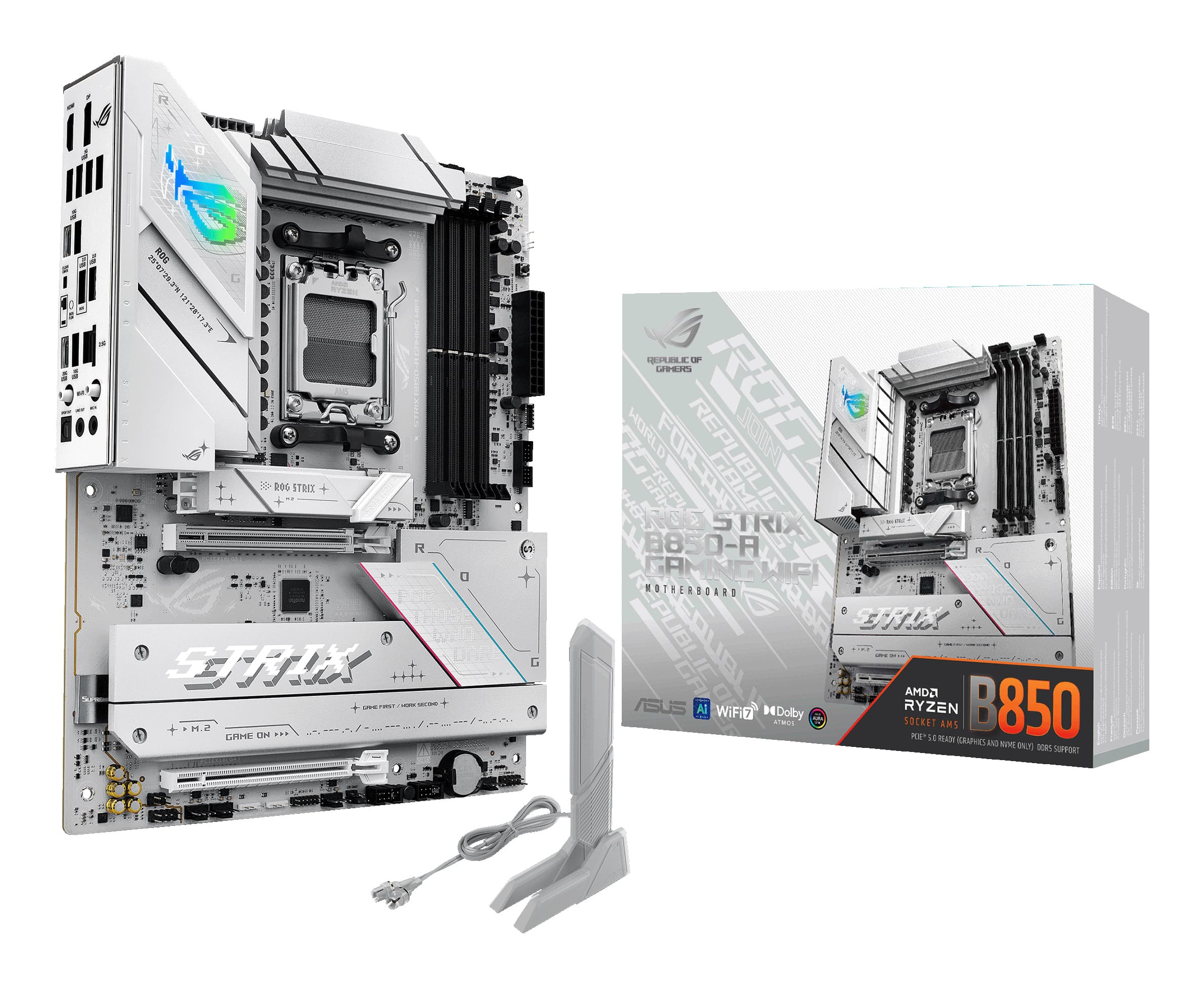 ASUS ROG STRIX B850-A GAMING WIFI AMD B850 Emplacement AM5 ATX