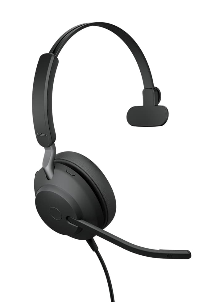 Jabra Evolve2 40 SE Casque Avec fil Arceau Bureau/Centre d'appels USB Type-C / USB Type-A Noir