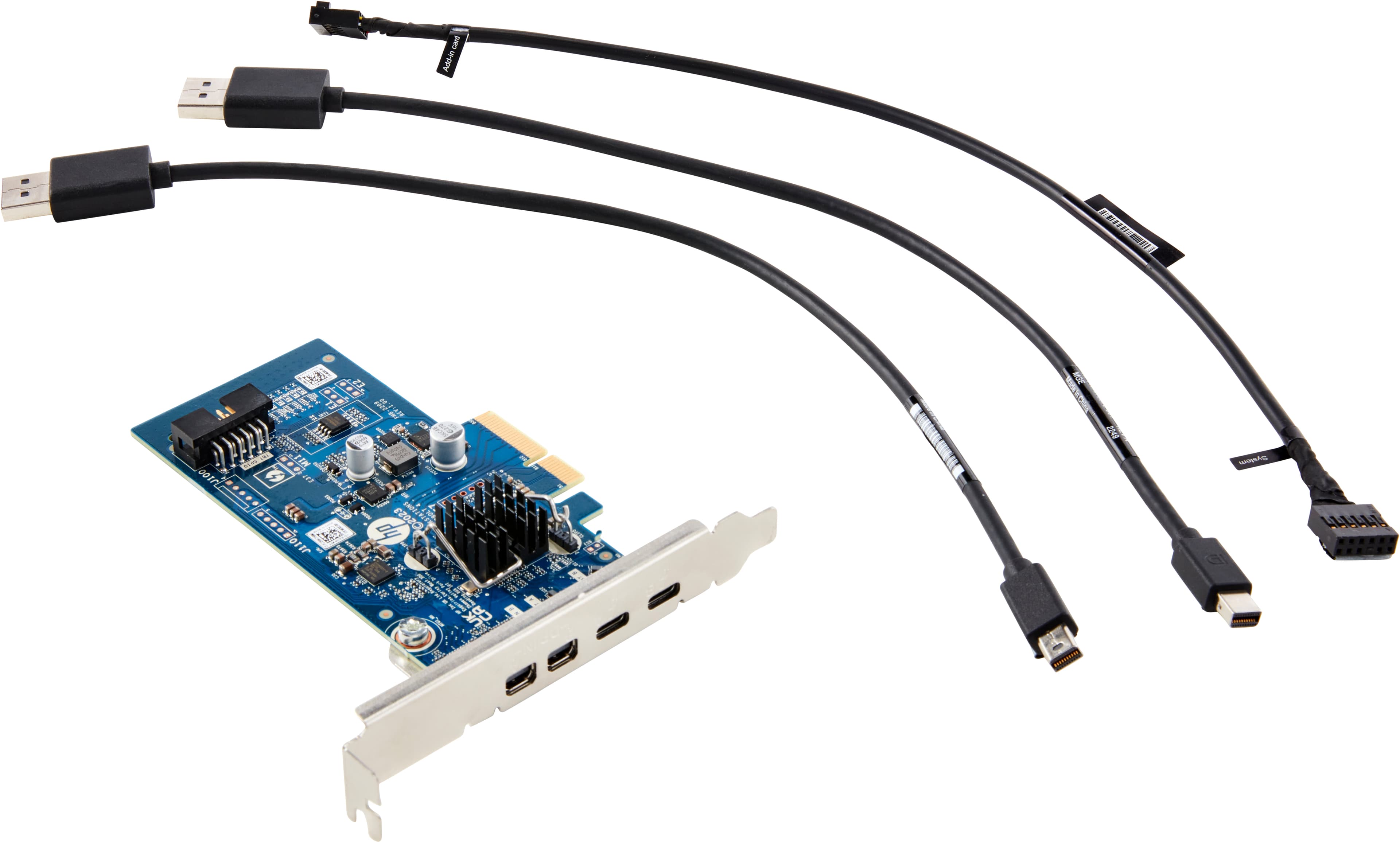HP Crd Dual TBT4 PCIe x4 LP carte et adaptateur d'interfaces Interne