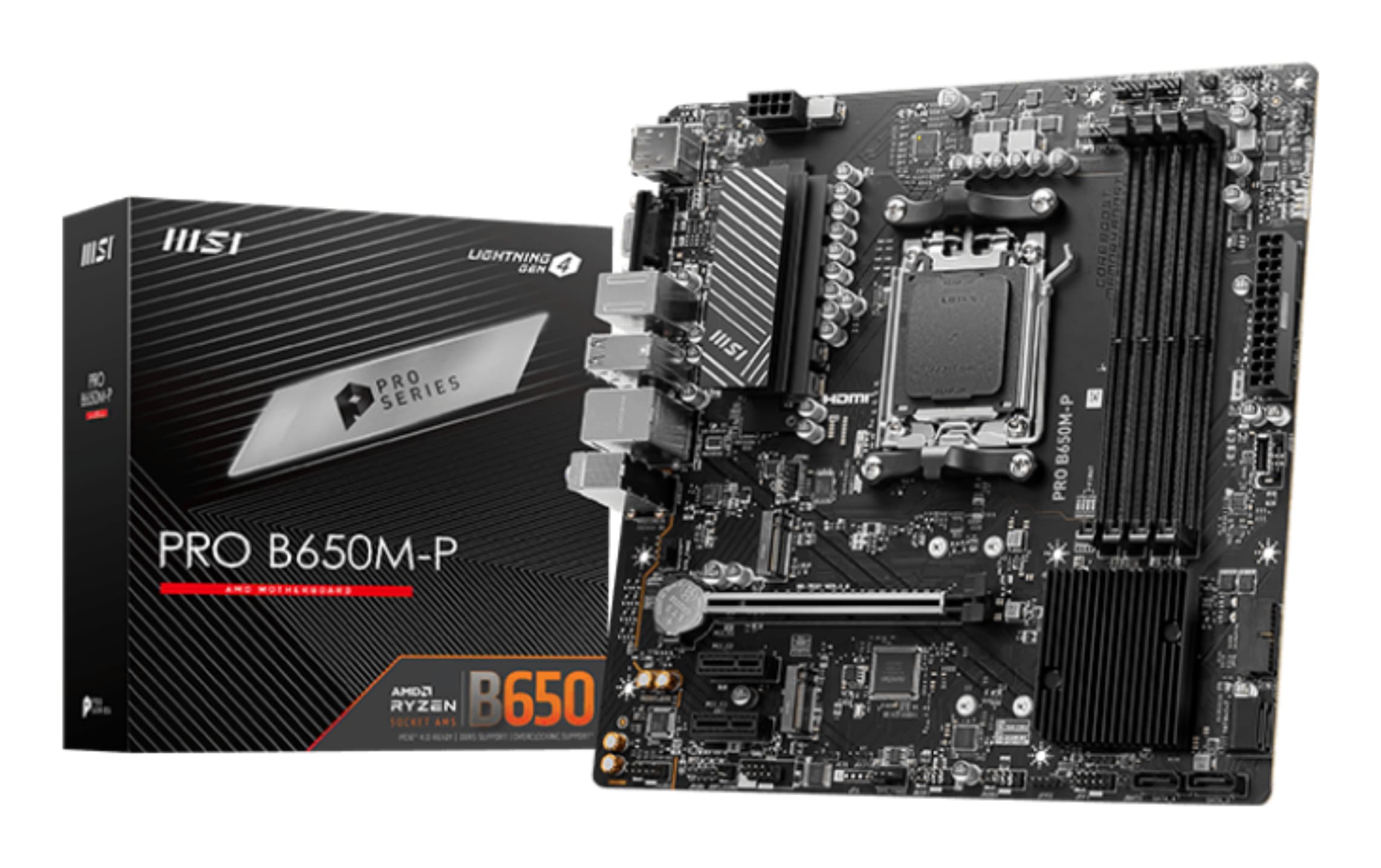 MSI PRO B650M-P carte mère AMD B650 Emplacement AM5 micro ATX