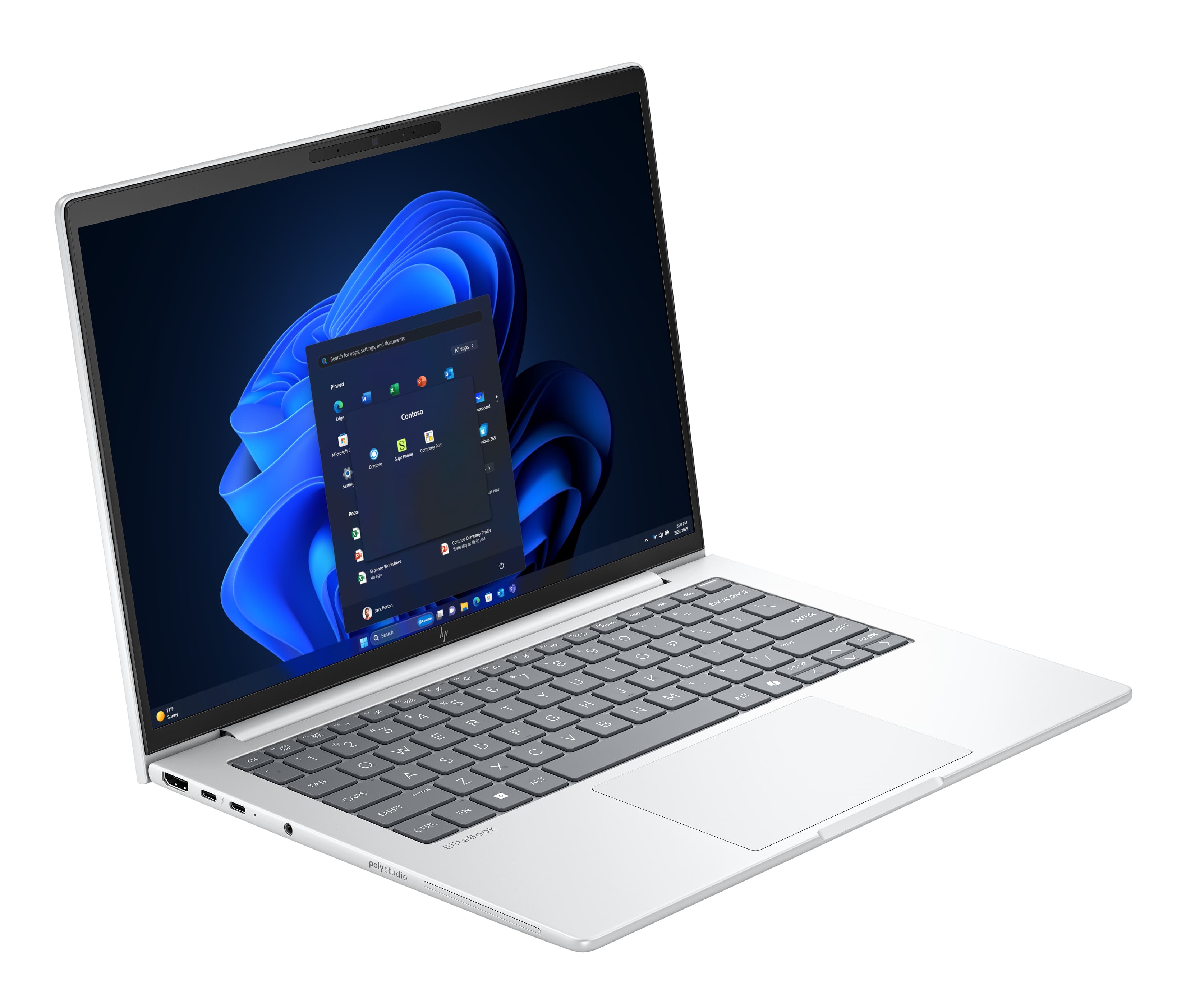HP EliteBook 8 G1i 14 inch Notebook AI PC Wolf Pro Security Edition Intel Core Ultra 5 225U Ordinateur portable 35,6 cm (14") WUXGA 32 Go DDR5-SDRAM 512 Go SSD Wi-Fi 7 (802.11be) Windows 11 Pro Argent