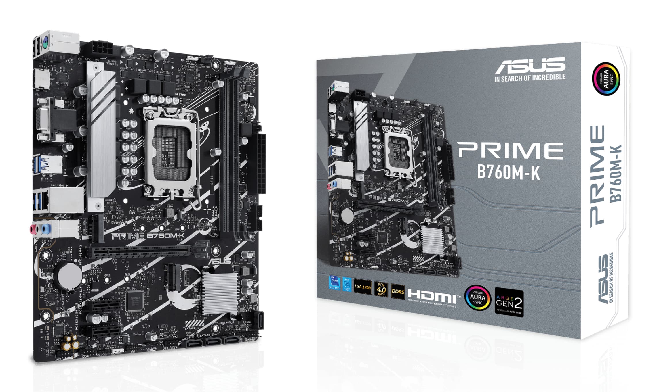 ASUS PRIME B760M-K Intel B760 LGA 1700 micro ATX