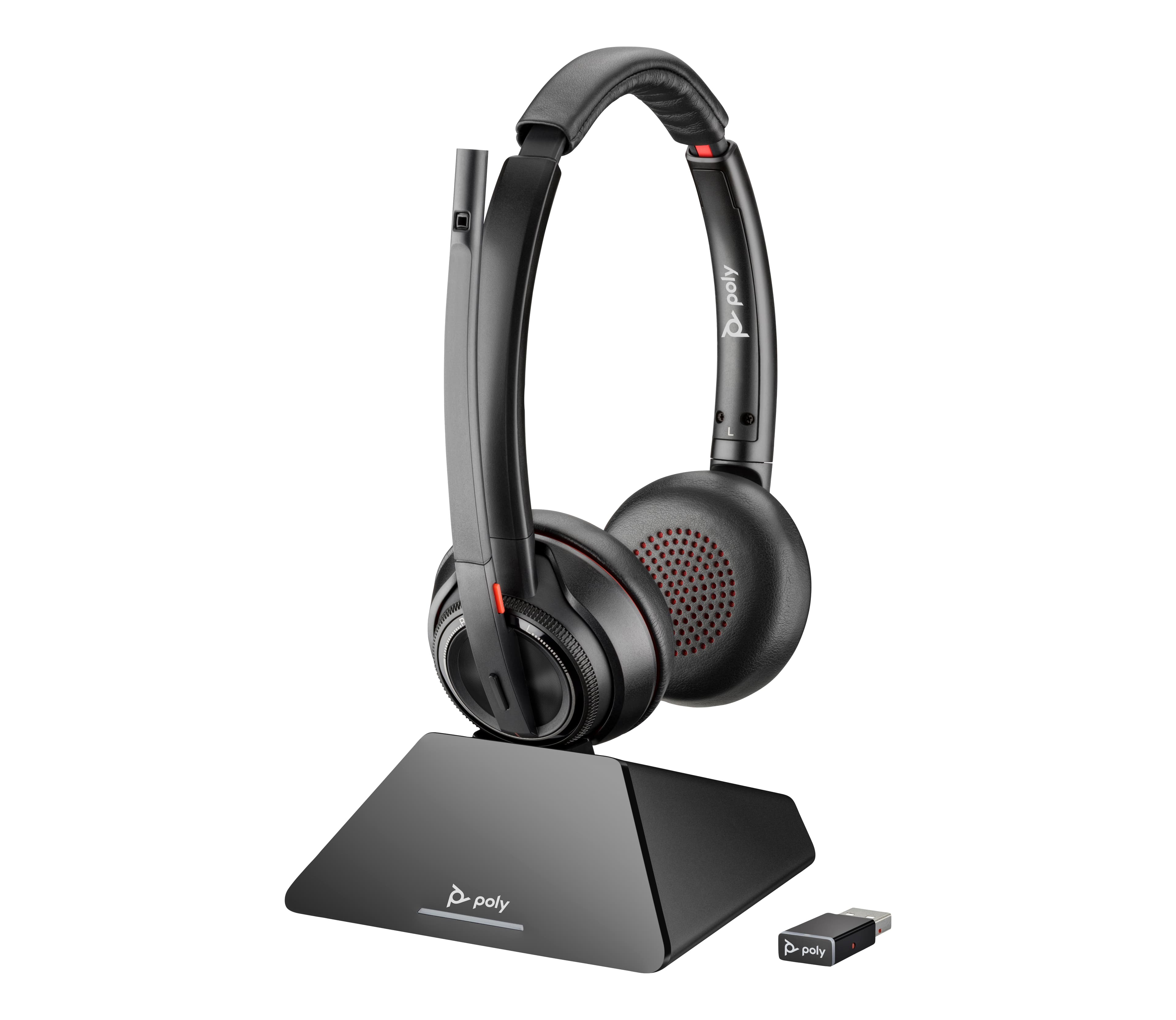 HP Poly Micro-casque Poly Savi 8220 DECT UC USB-A 1880-1900 MHz certifié Microsoft Teams